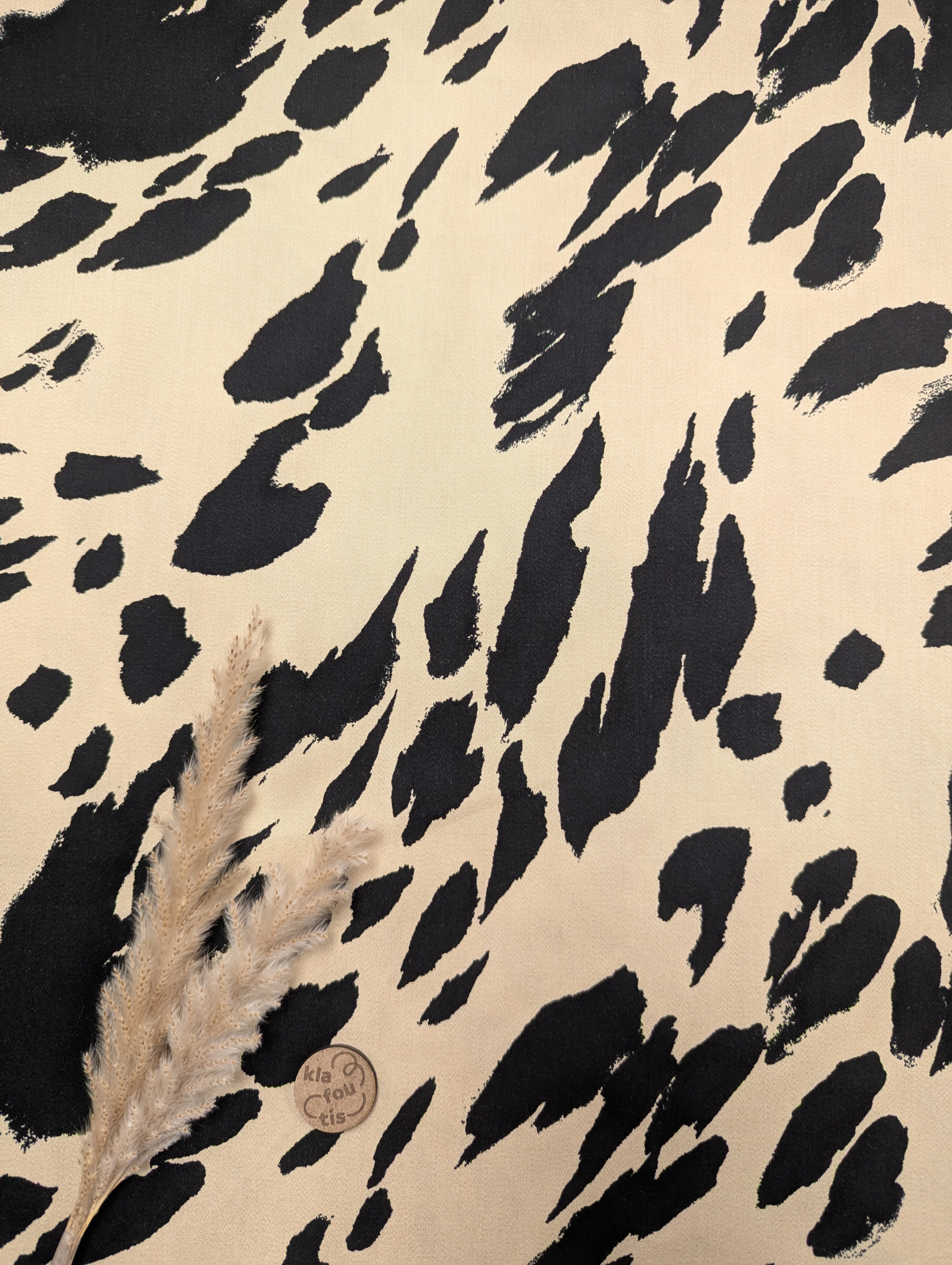 Satin de viscose bicolore - effet sauvage