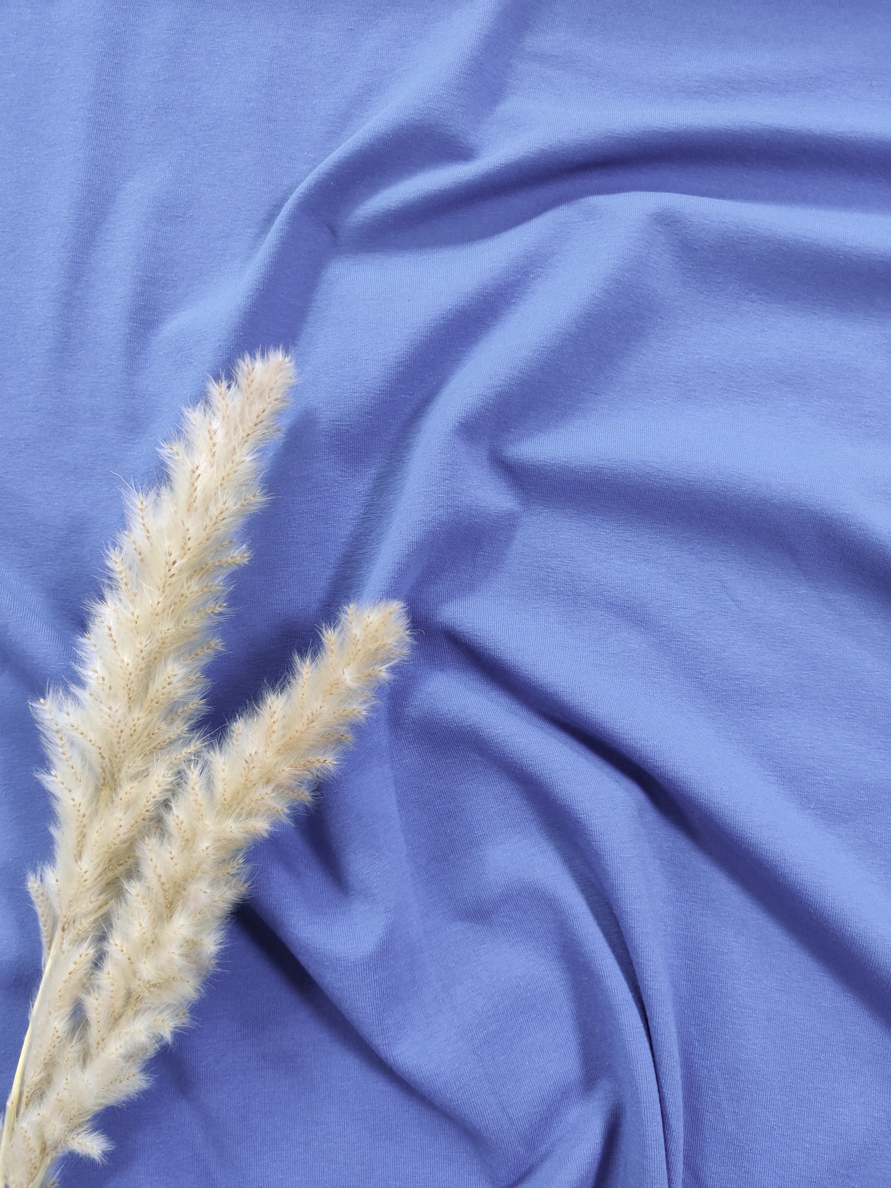 Jersey de coton - Bleu lavande