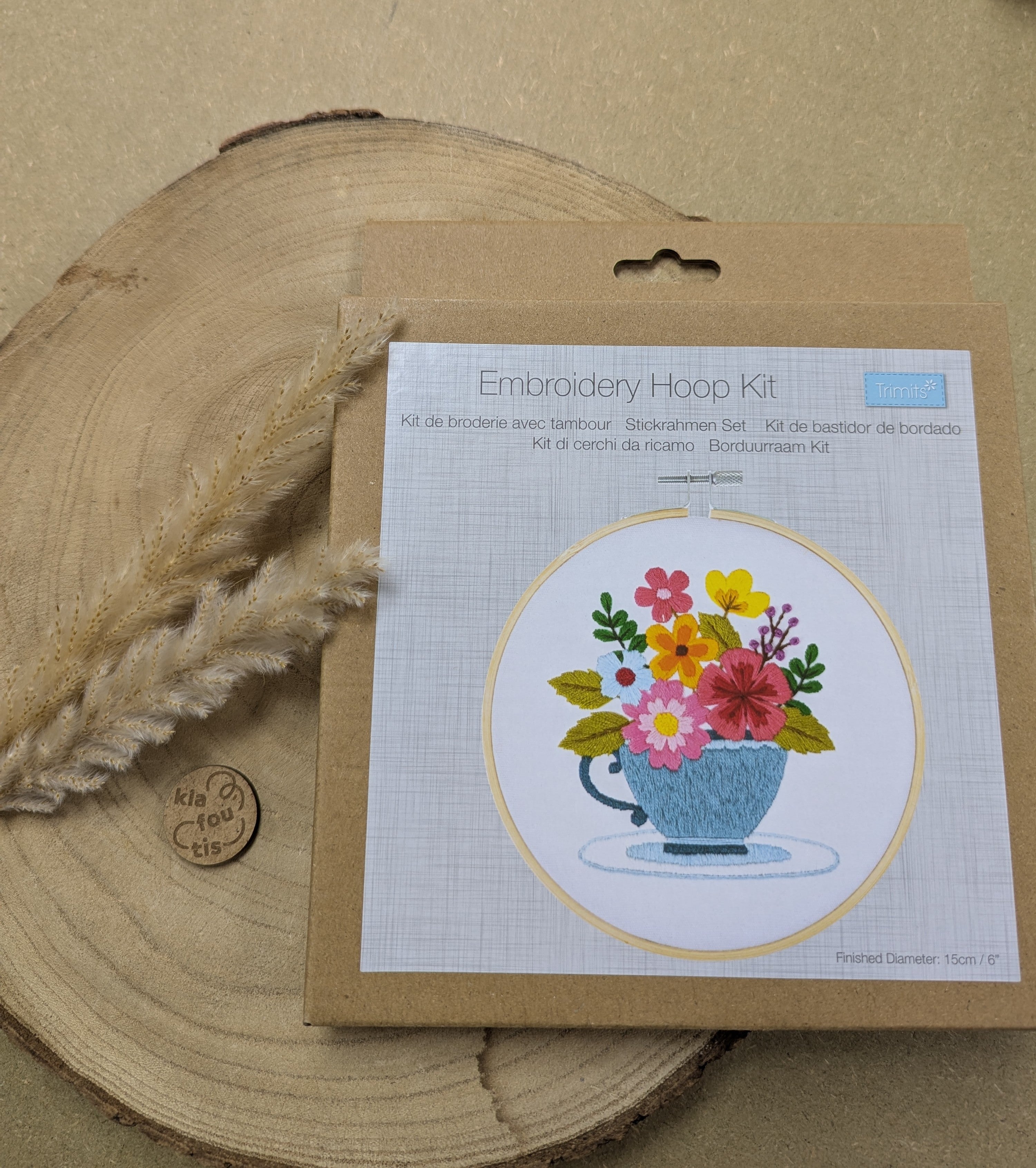 Kit de broderie - une envie de thé