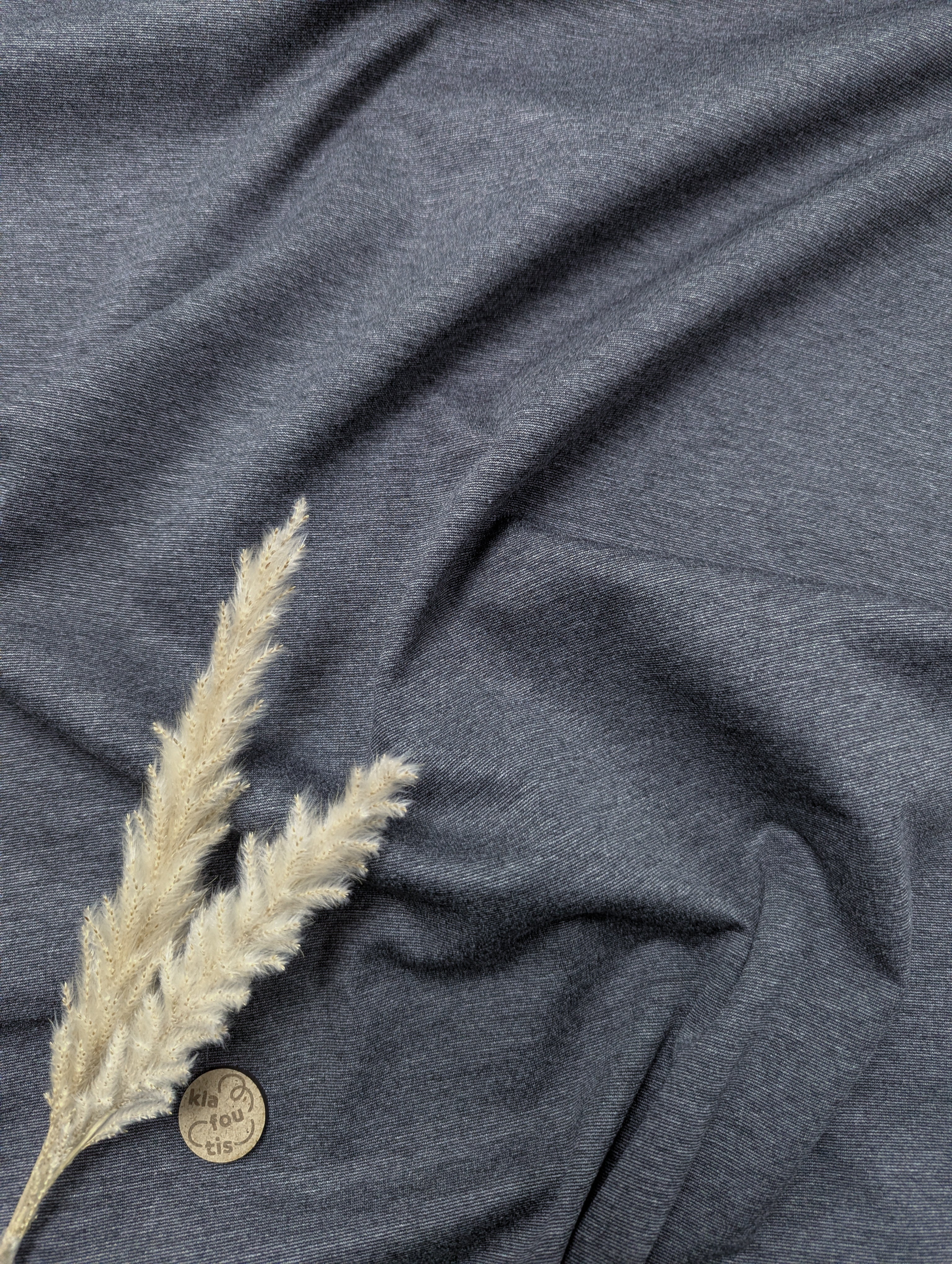 Jersey milano - gris anthracite chiné