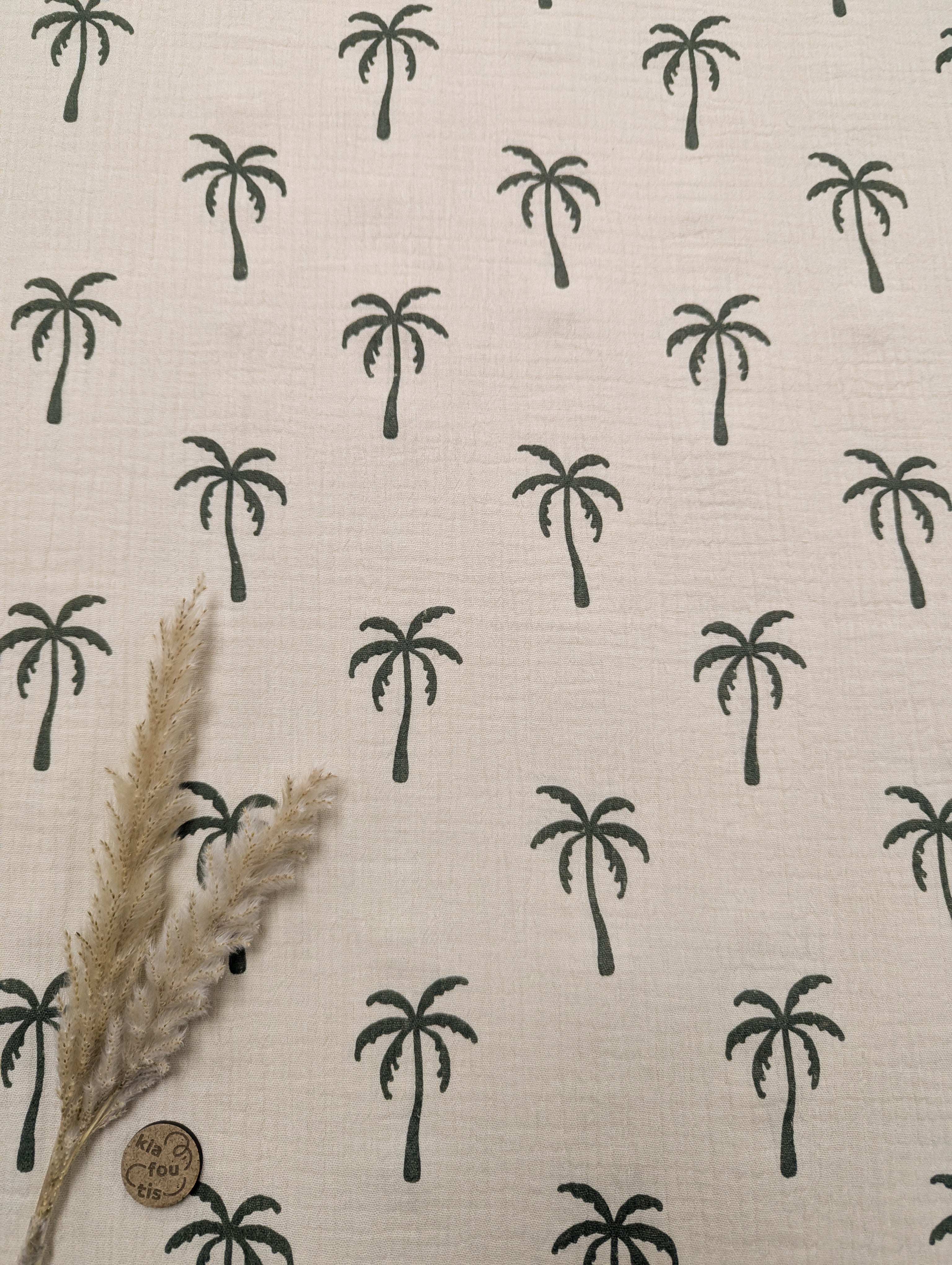 Double gaze beige - Palmiers doux