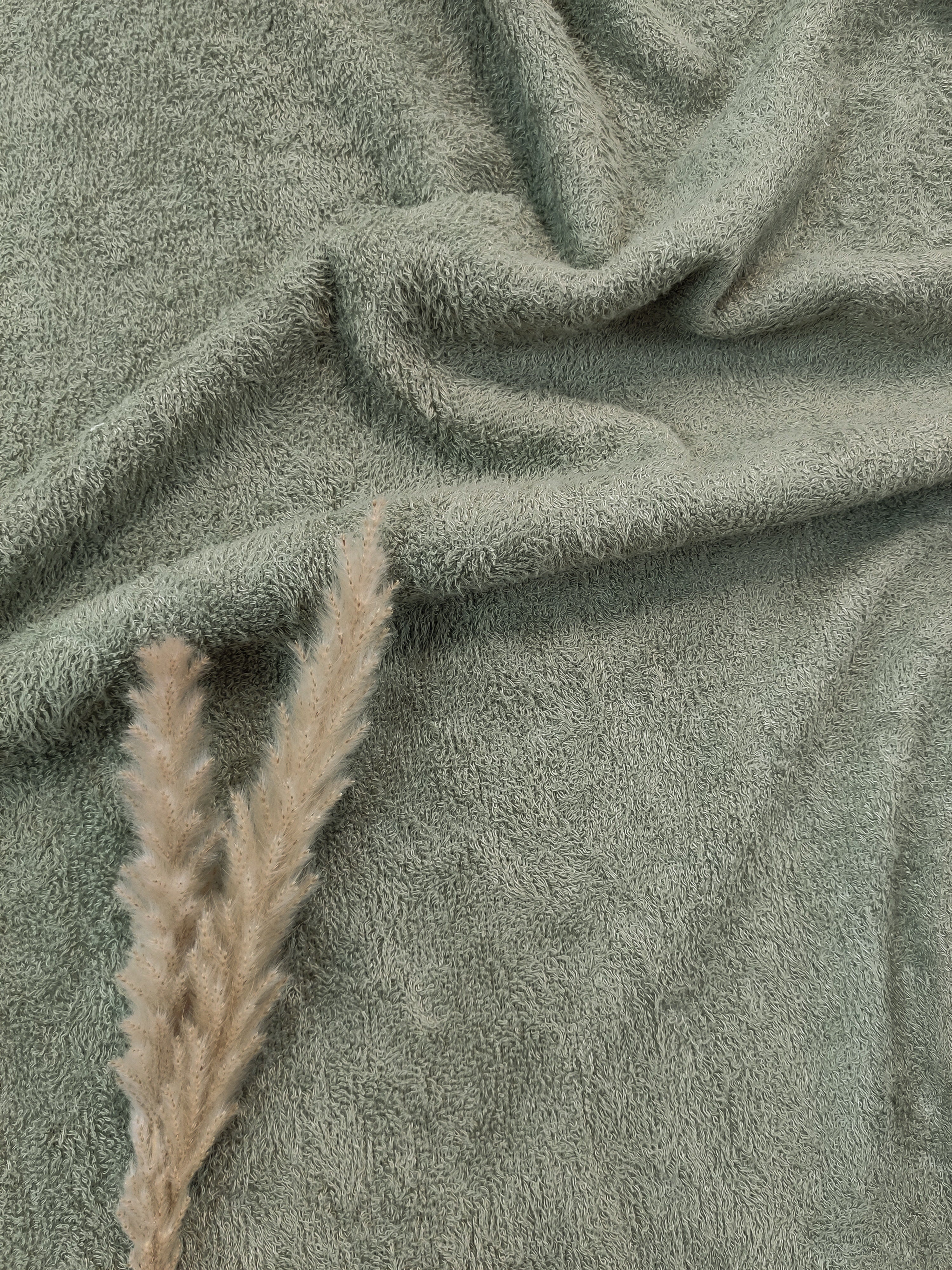 Eponge de bambou 90% - vert kaki