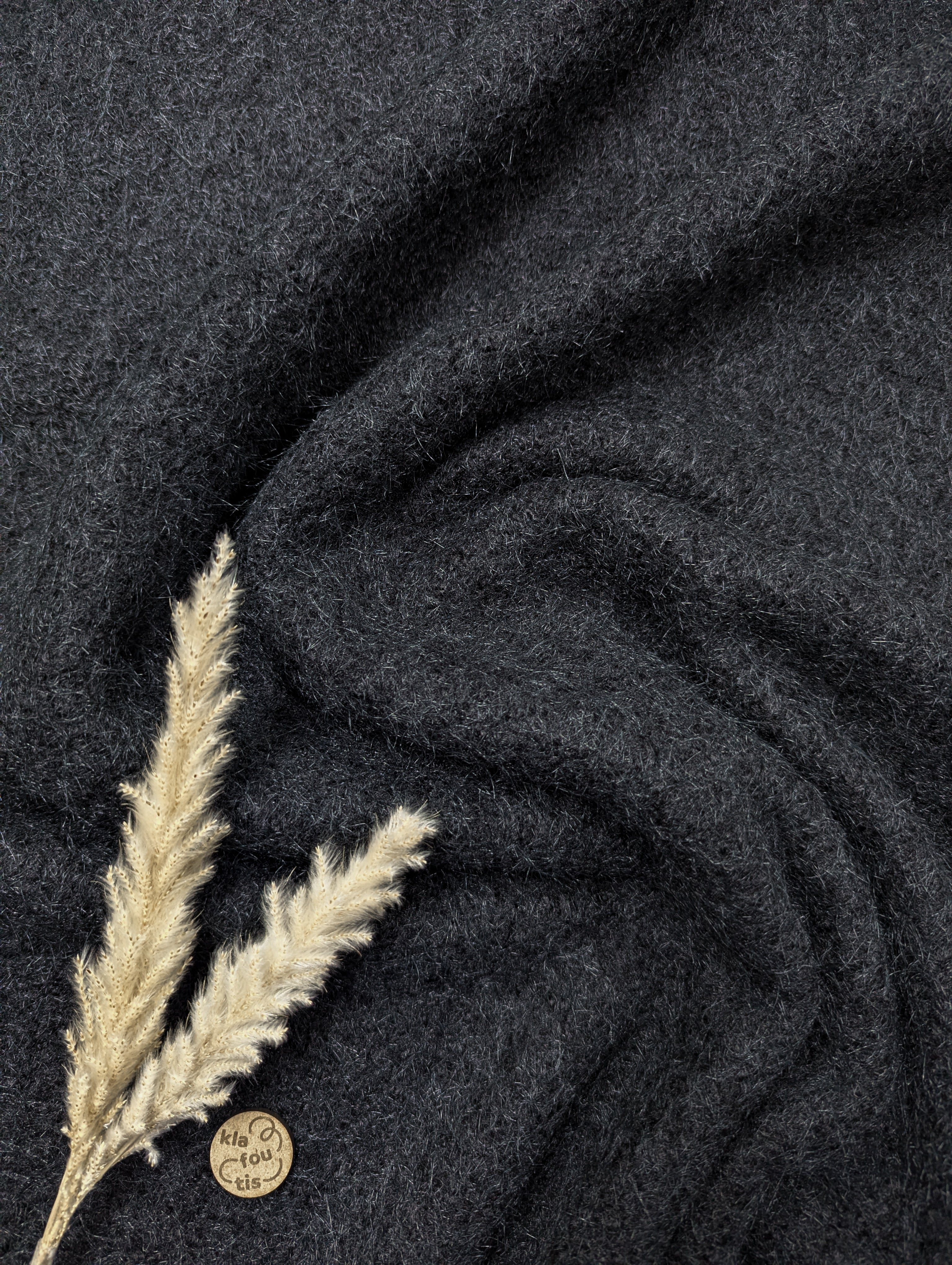 Lainage bouclé - noir