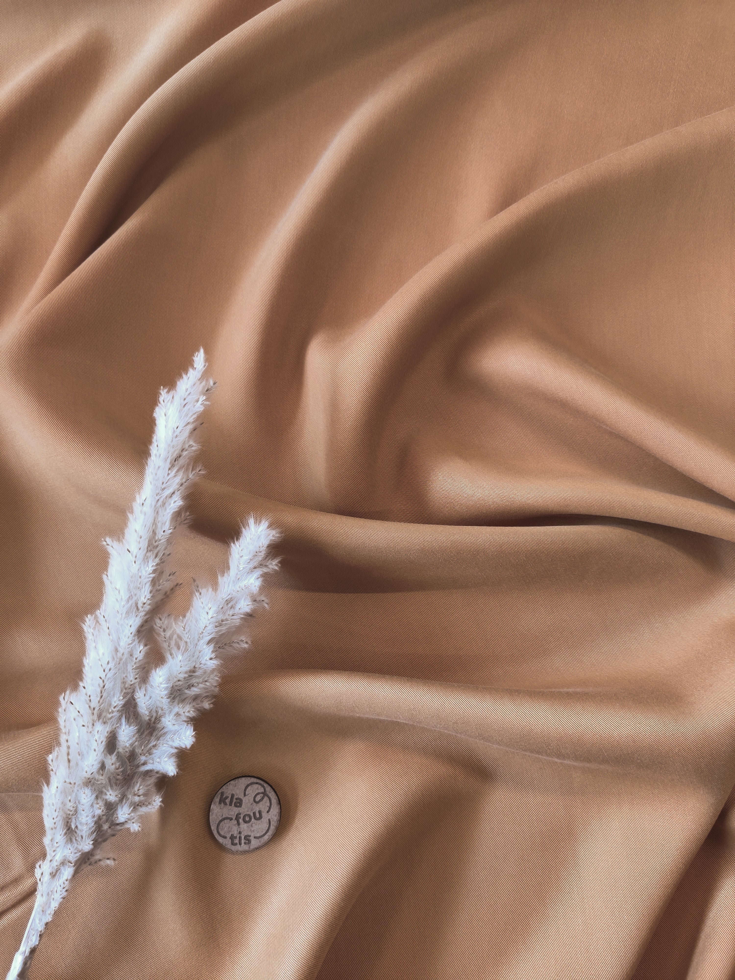 Twill de tencel - Taupe