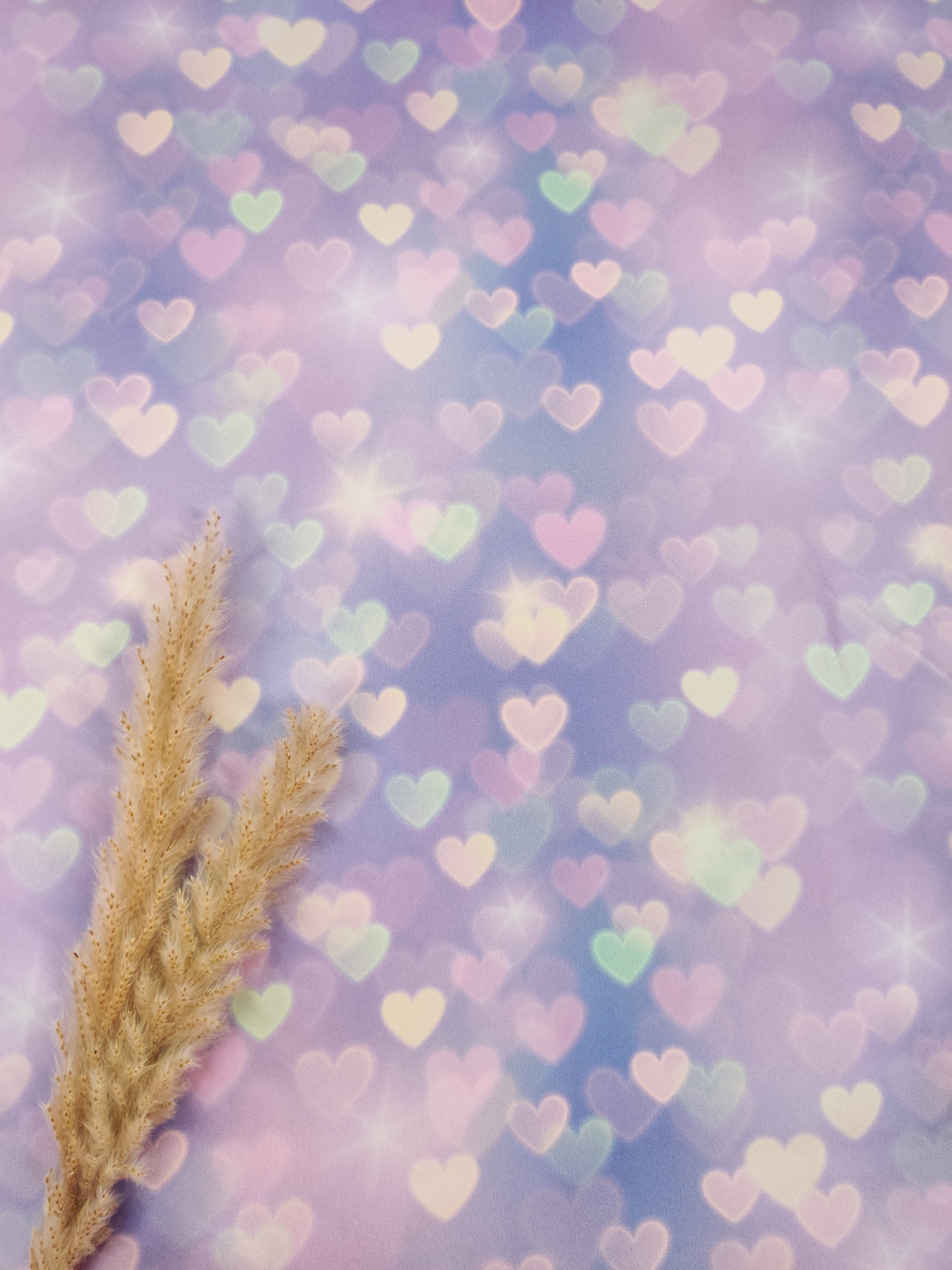 Softshell lilas - Coeurs effet scintillant