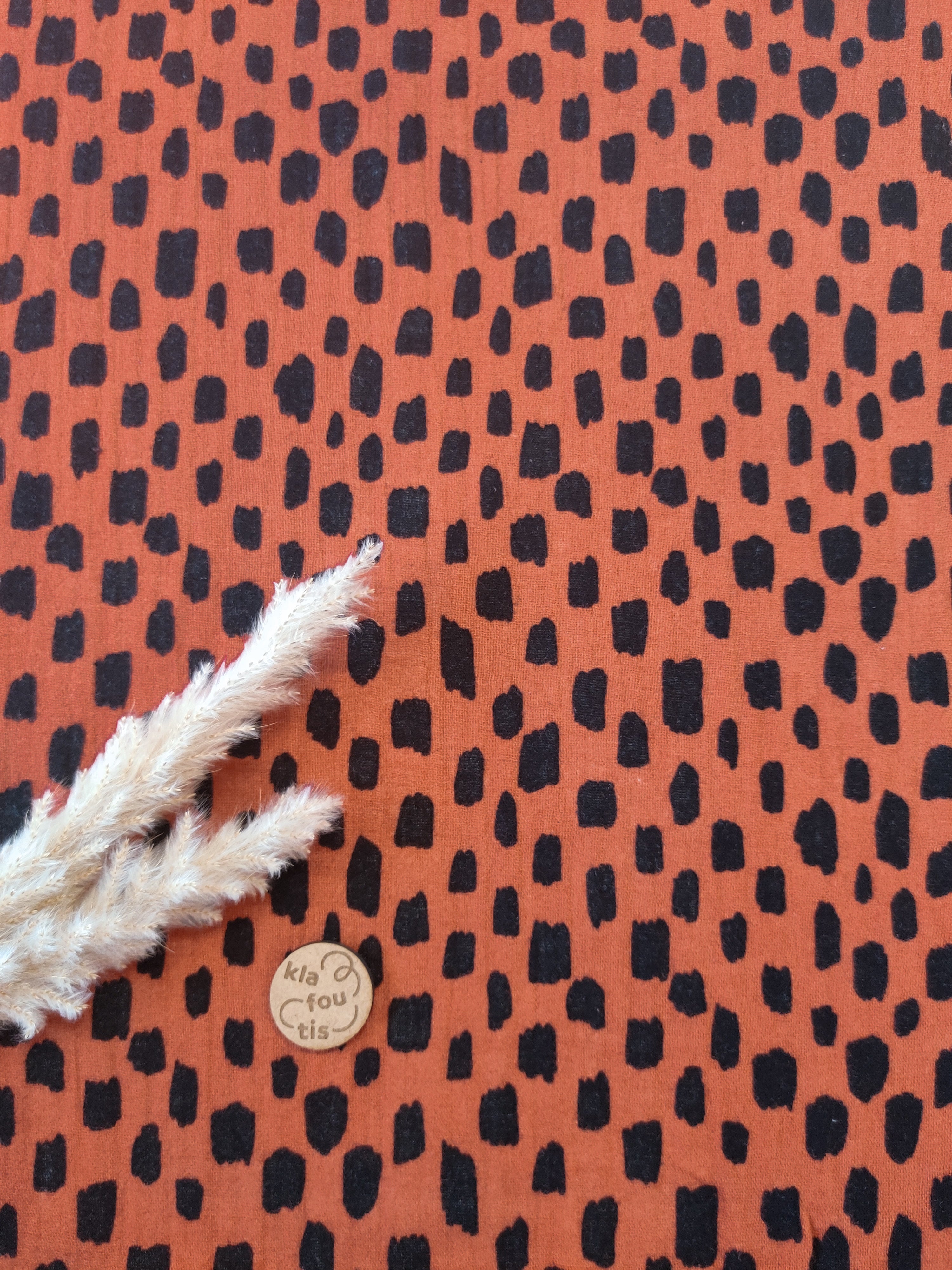 Double gaze rouille - Taches de braise