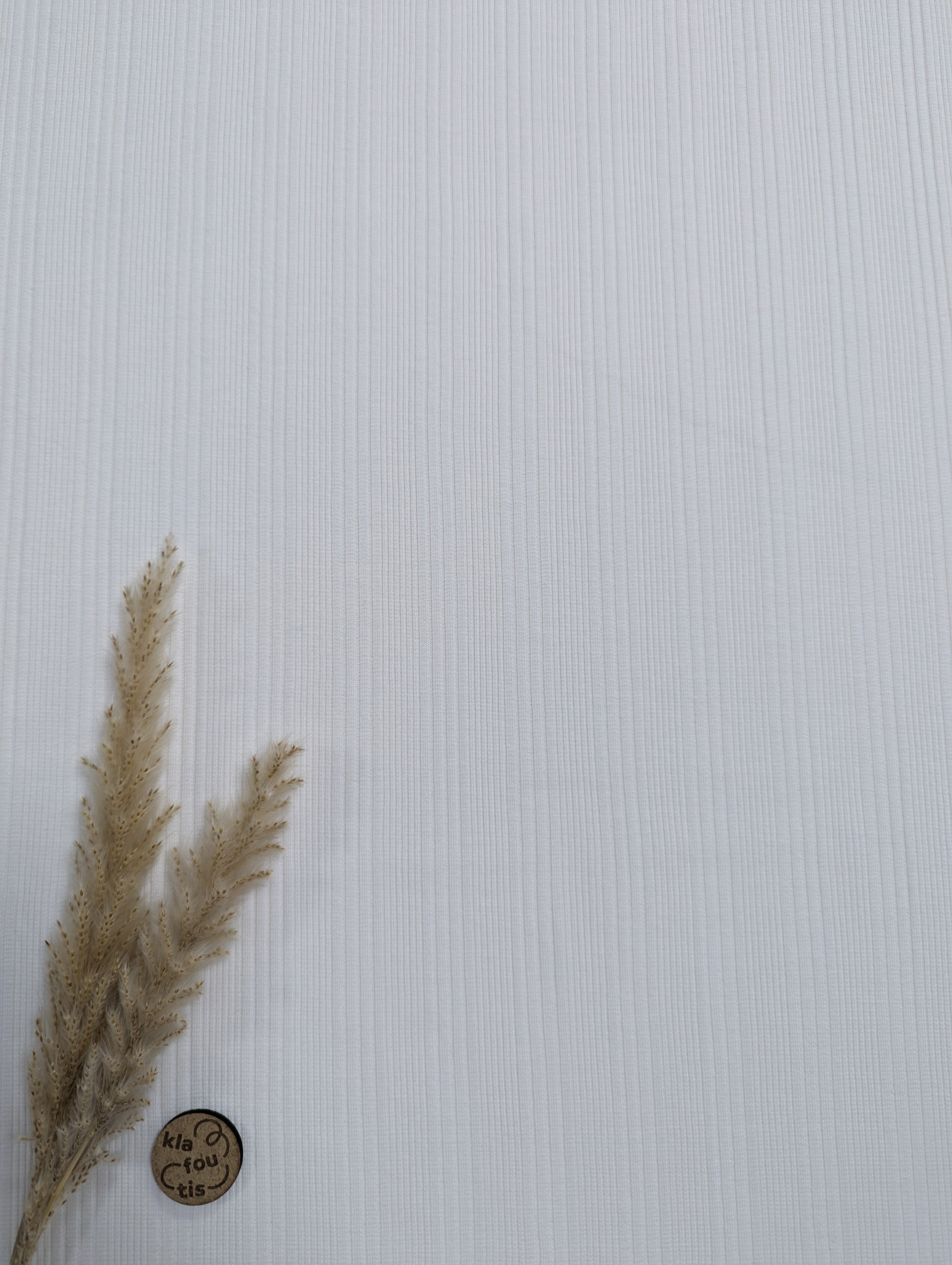 Jersey rib irrégulier - écru