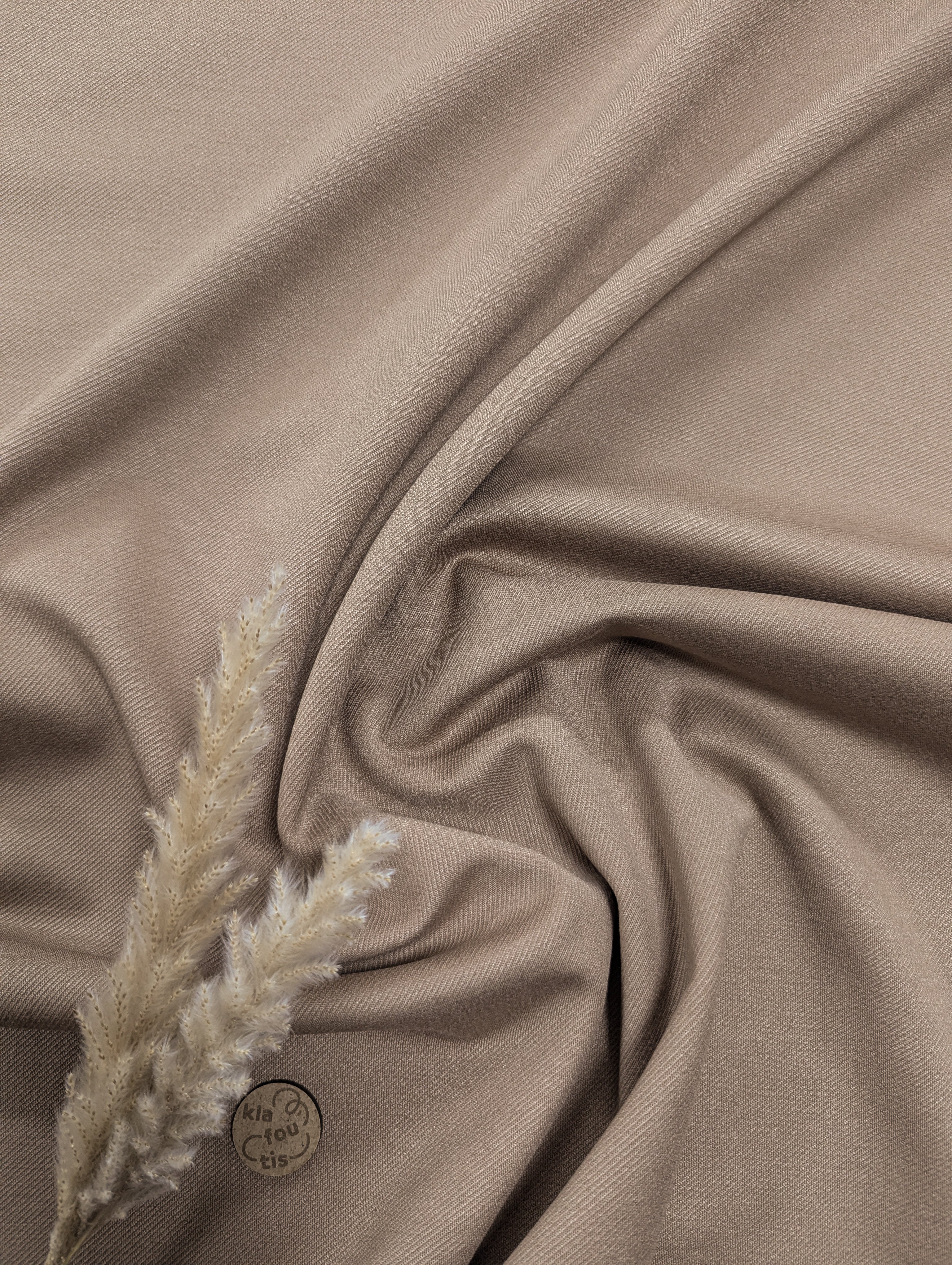 Twill extensible - camel