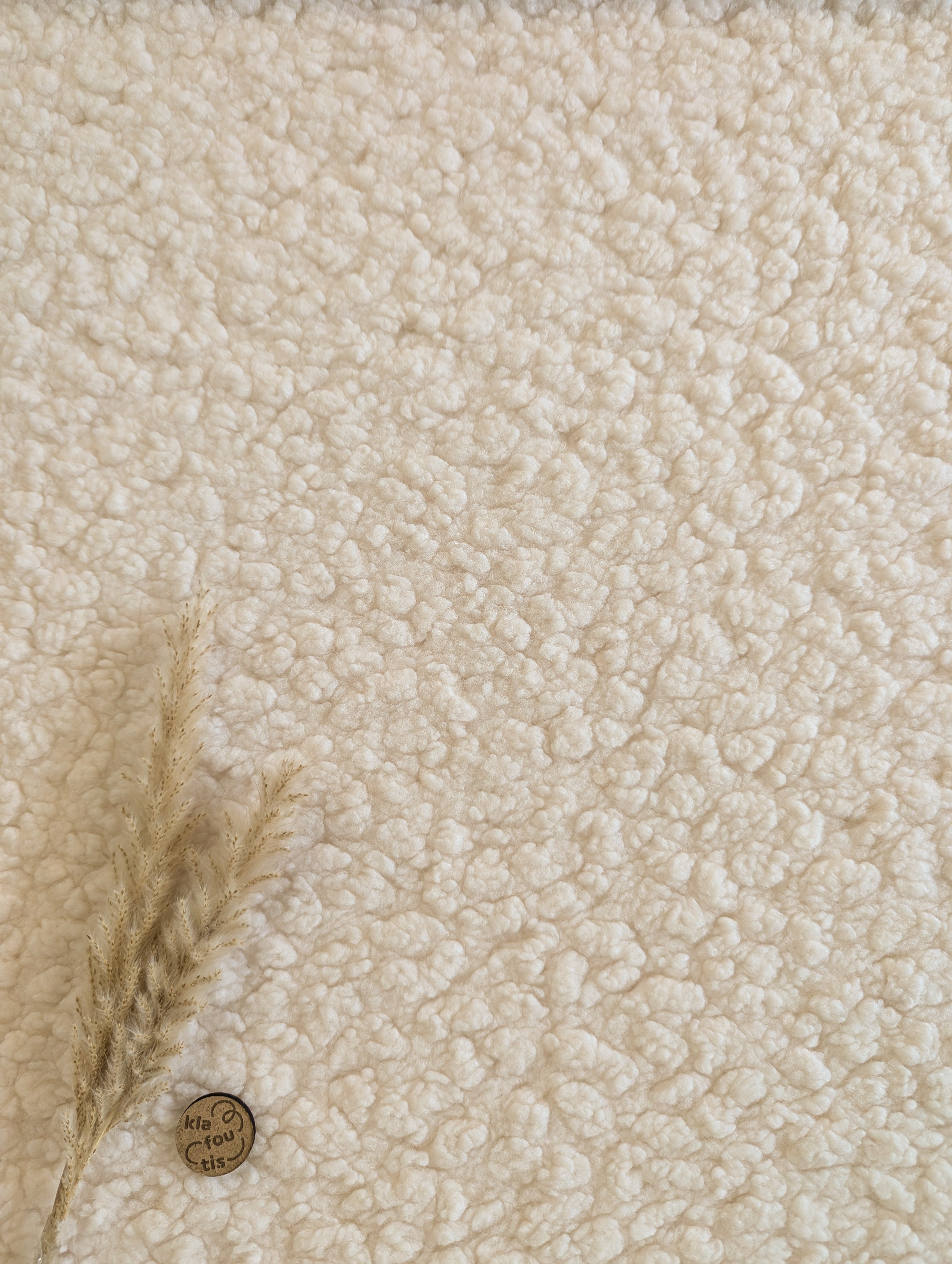 Teddy bouclé épais effet mouton - écru