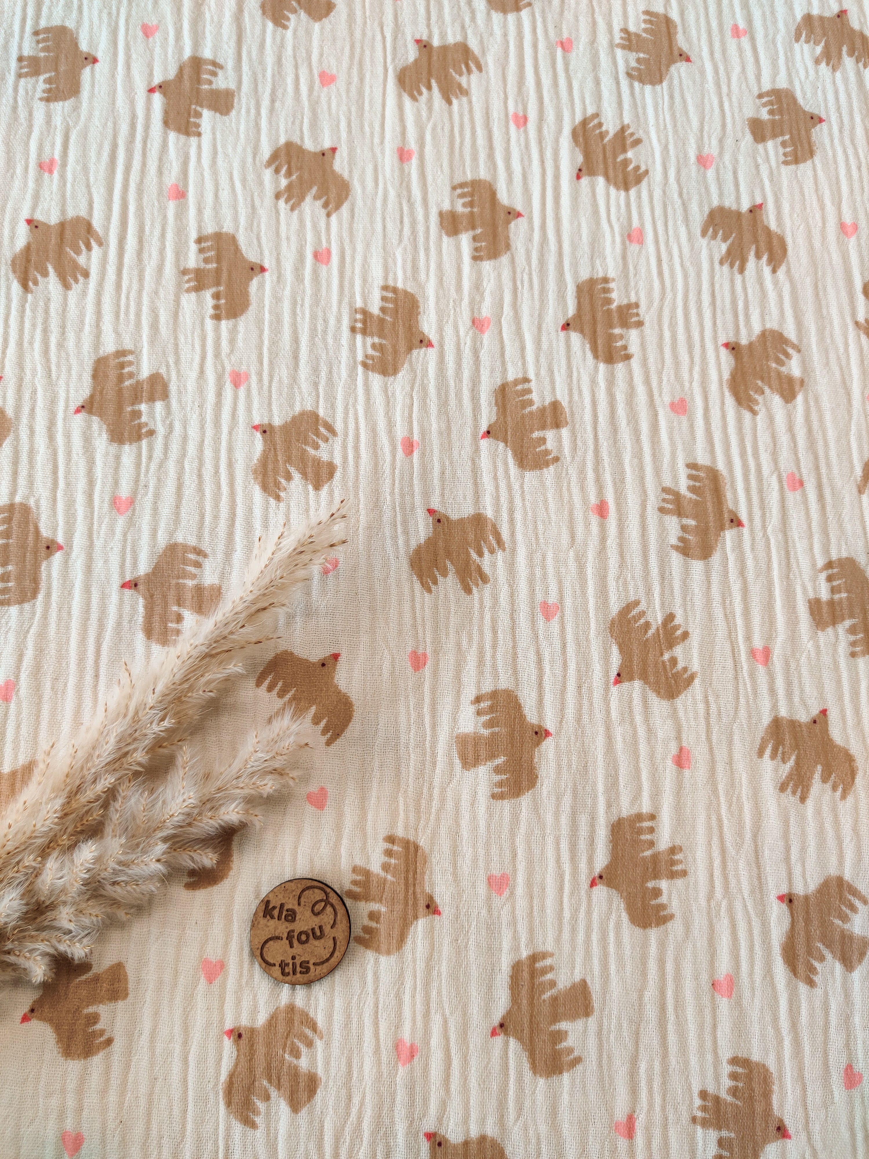 Double gaze crème - Vol d’amour