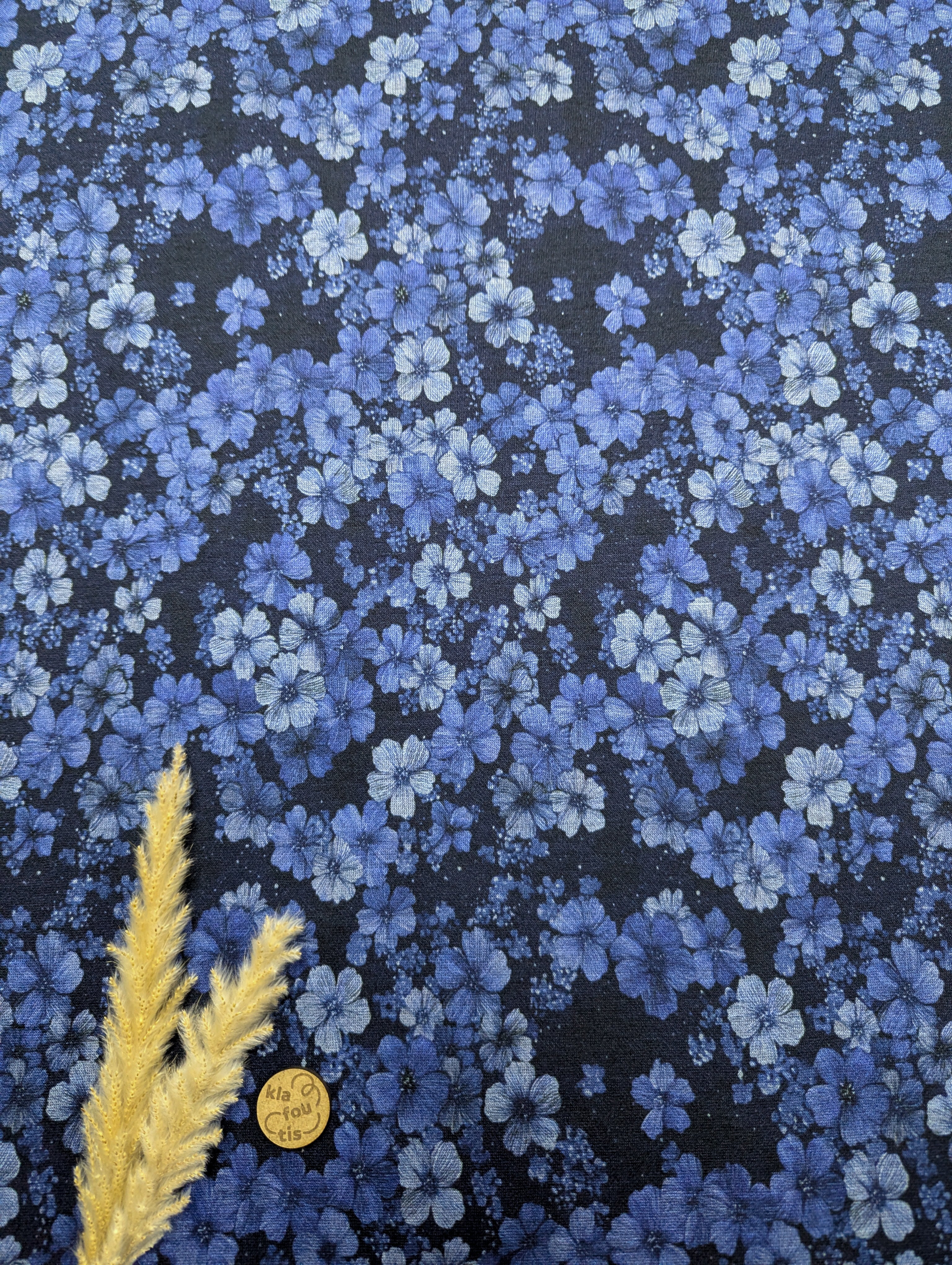 Jersey milano bleu marine - ton sur ton