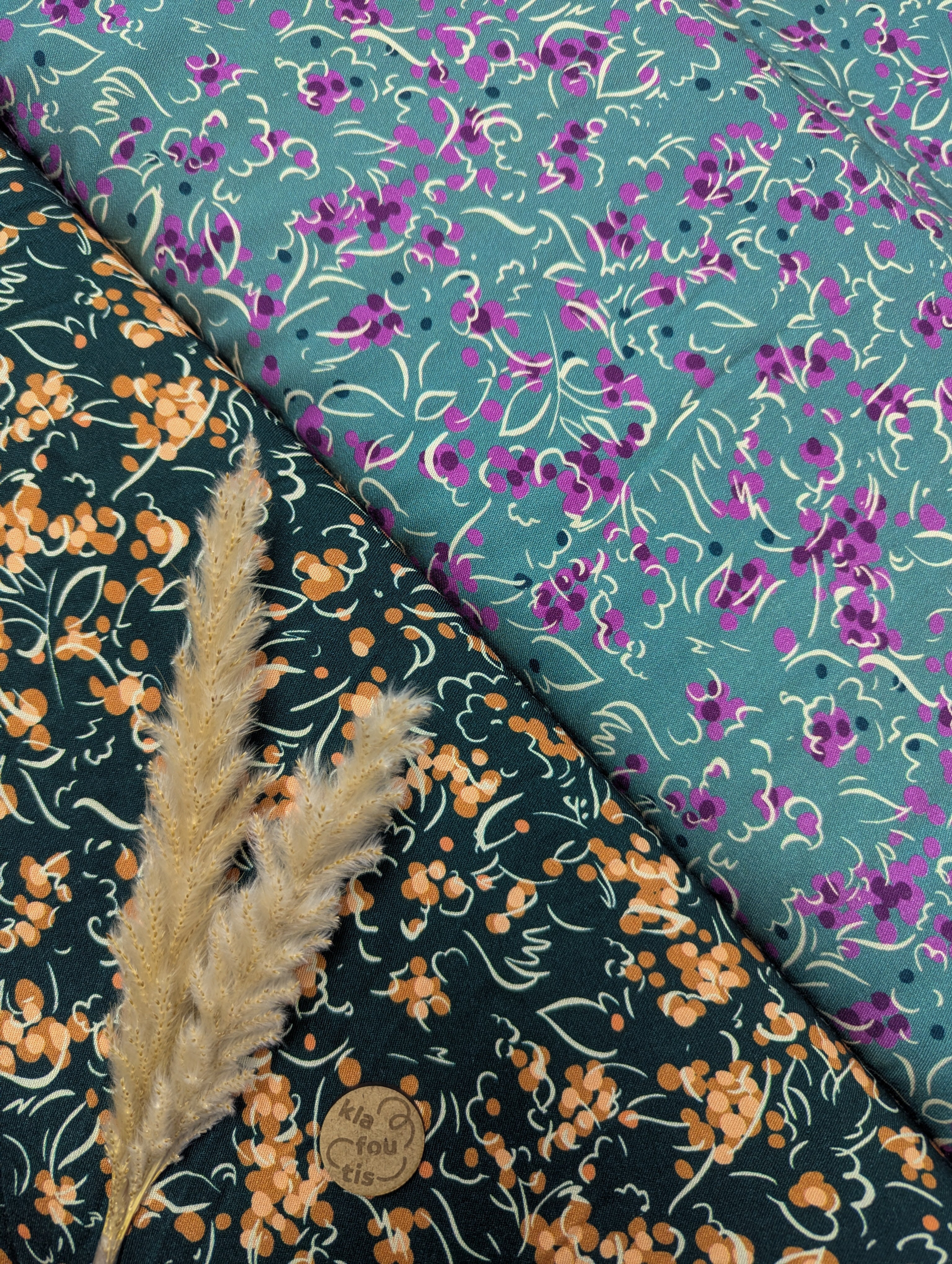 Twill de viscose exclusif KLAFOUTIS - Sakura