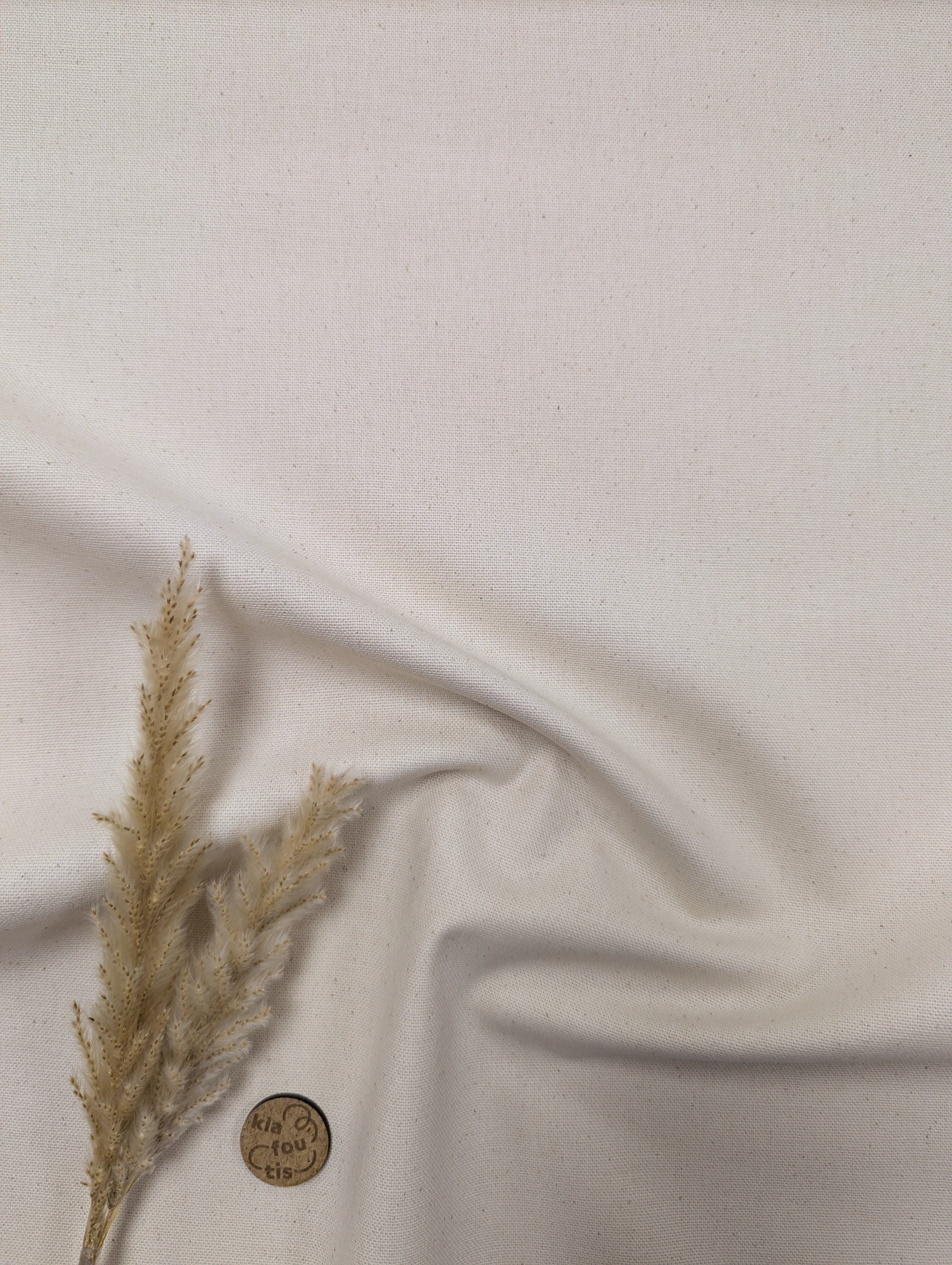 Canevas 100% coton - naturel (sans teinture)