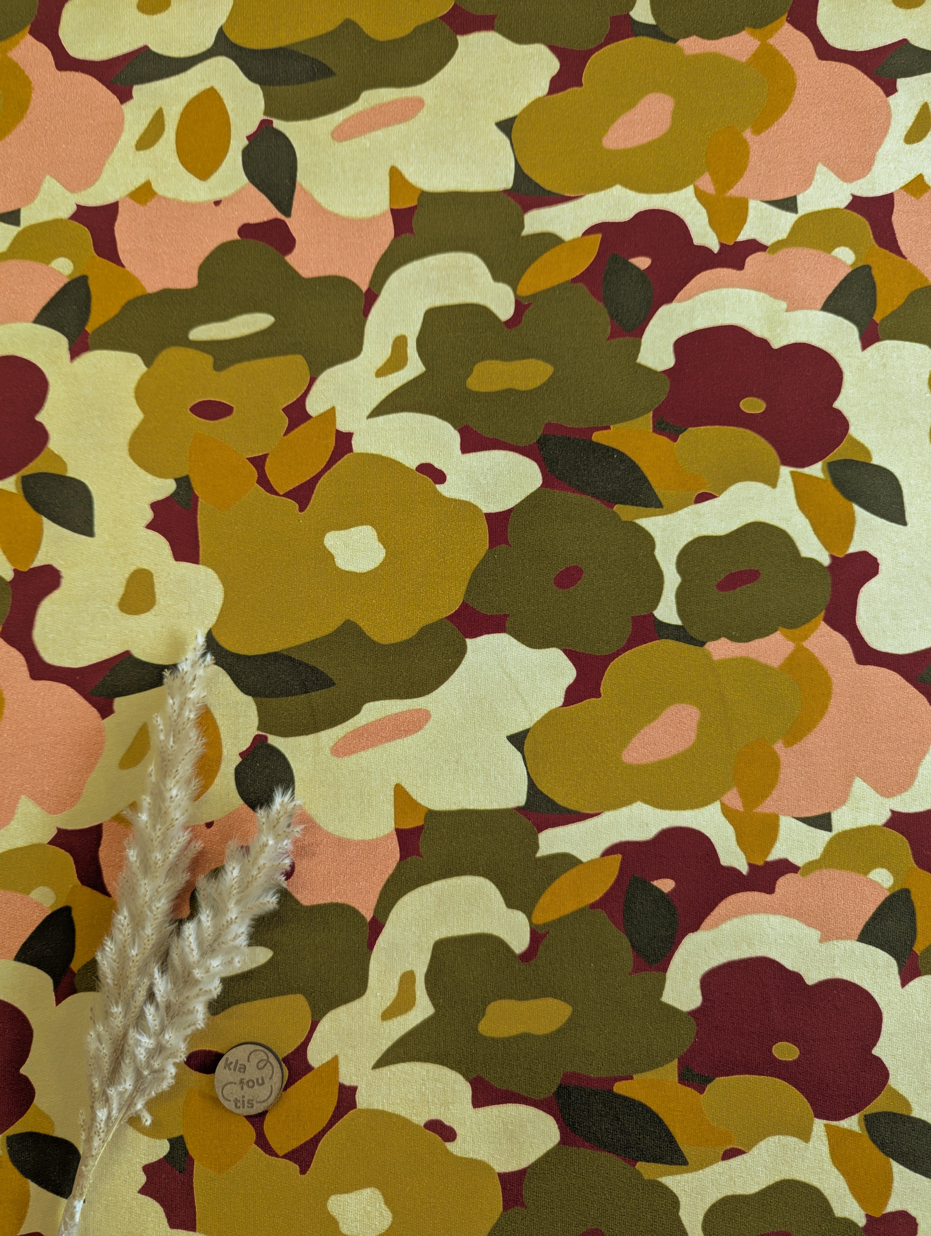 French Terry - rétro en tons chauds