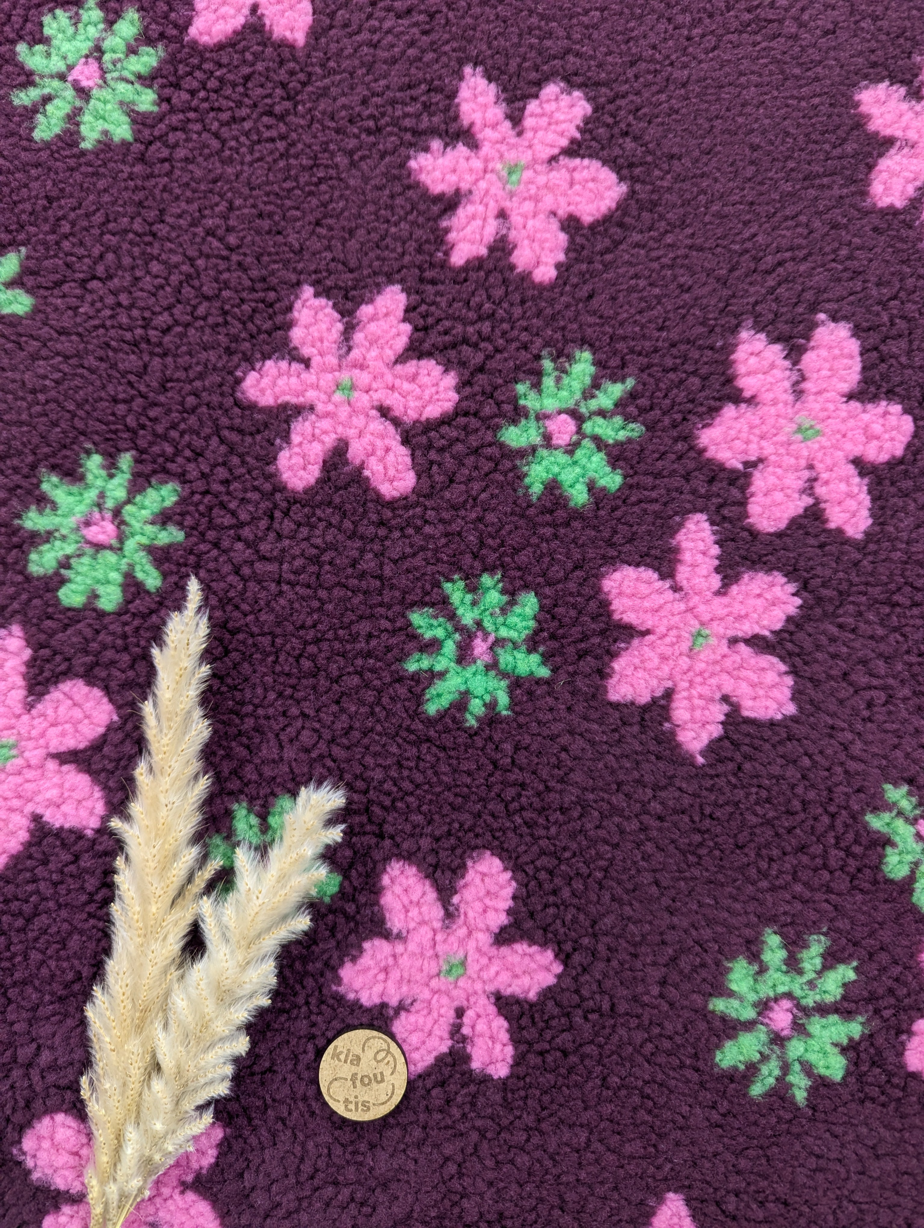 Teddy extensible bordeaux - joli fleuri