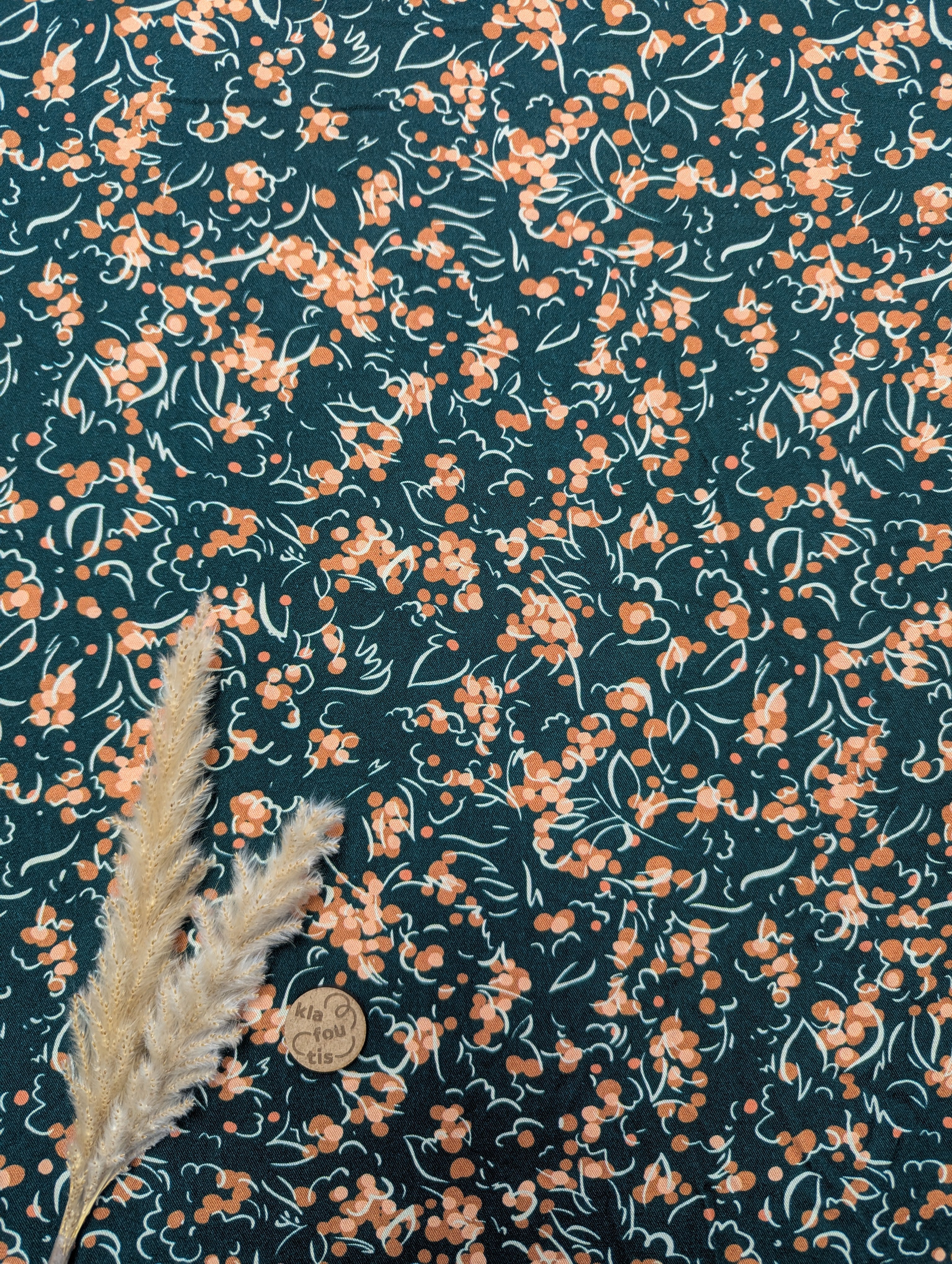 Twill de viscose exclusif KLAFOUTIS - Sakura