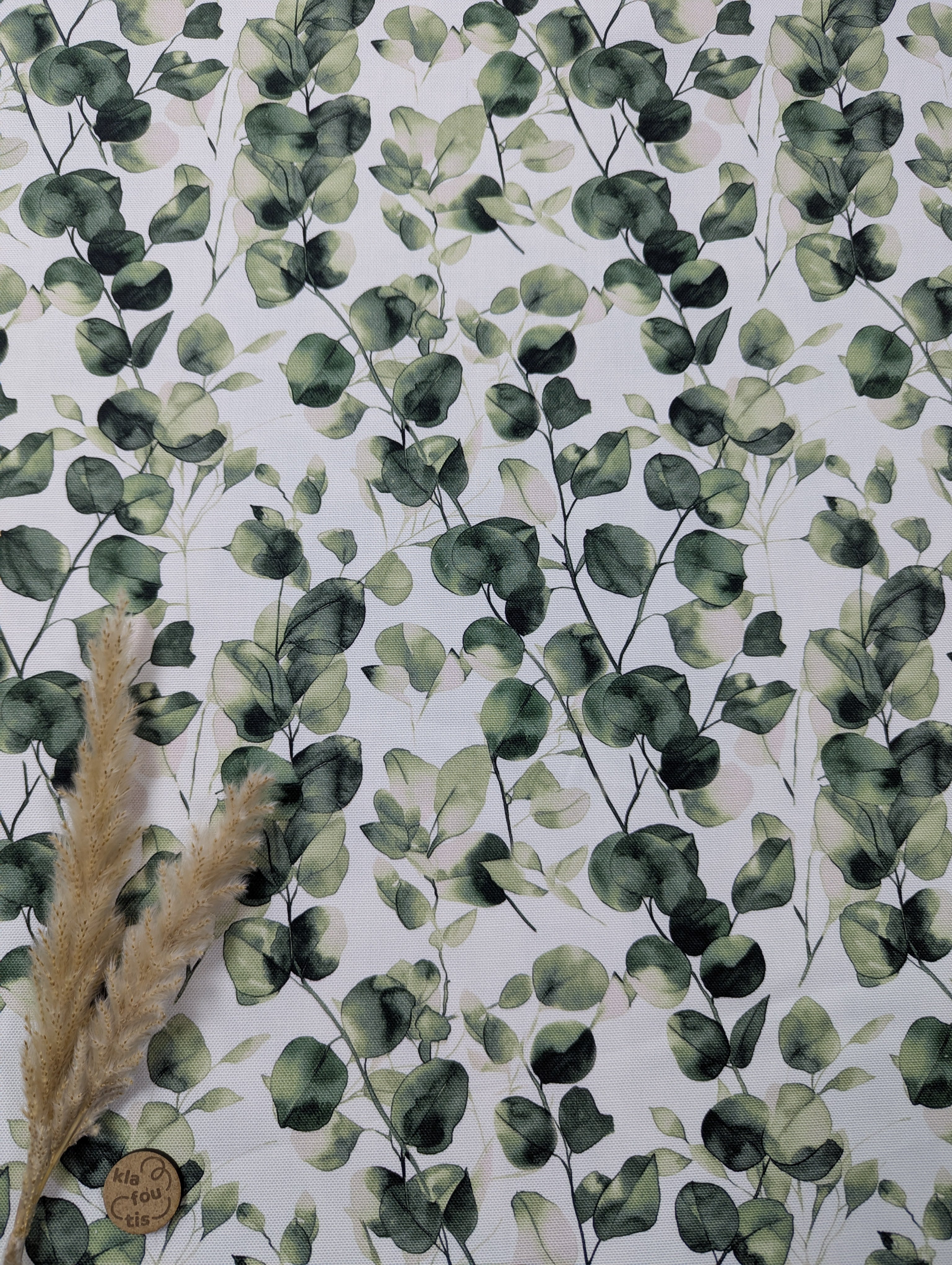 Canevas écru - eucalyptus power