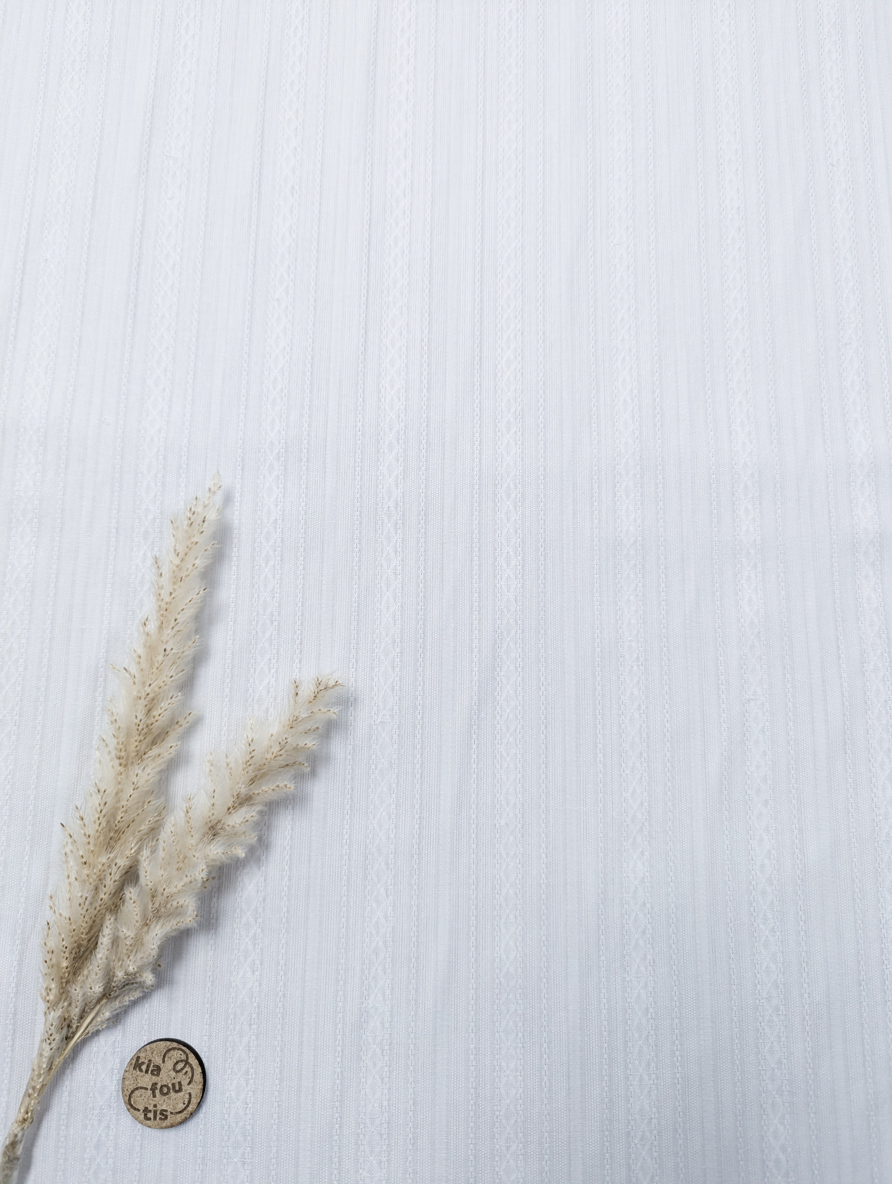 Broderie anglaise fine - blanc