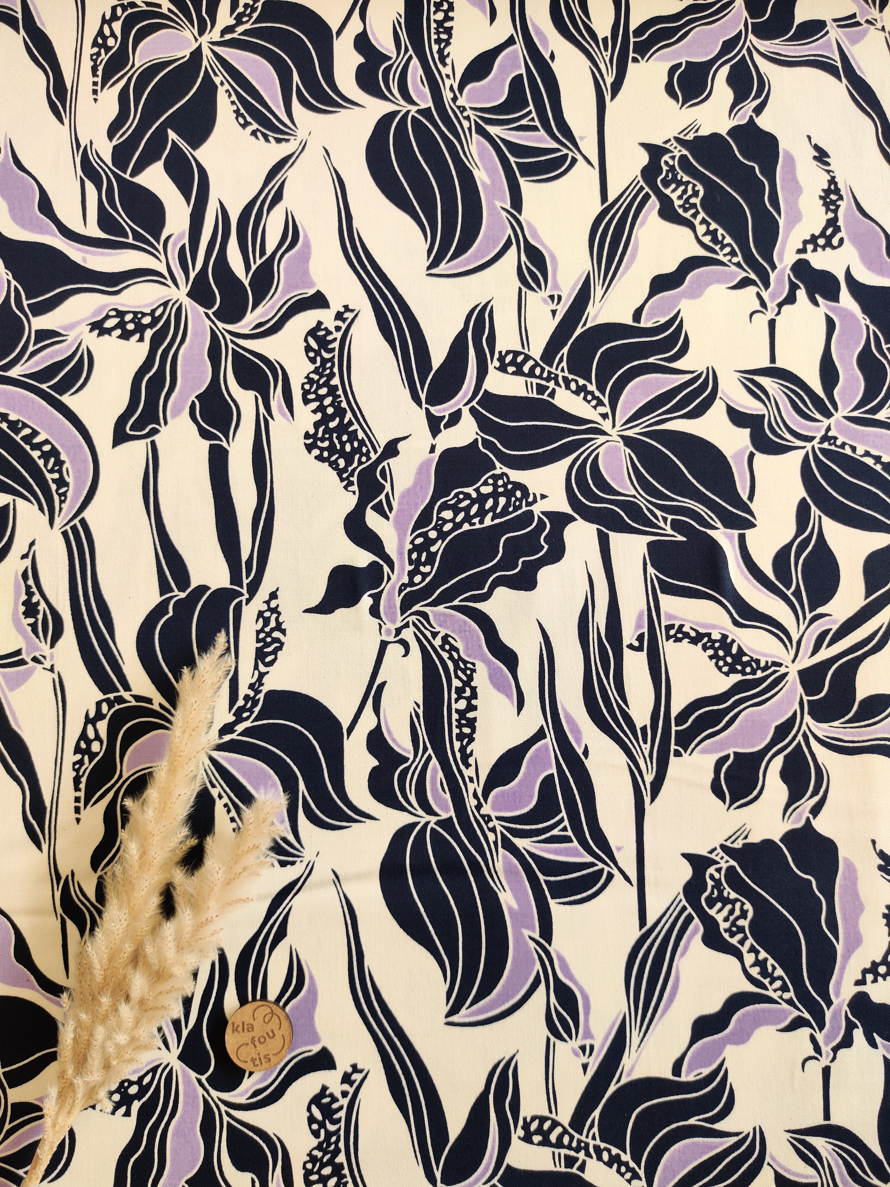 Twill de viscose stretch - Élégance sauvage