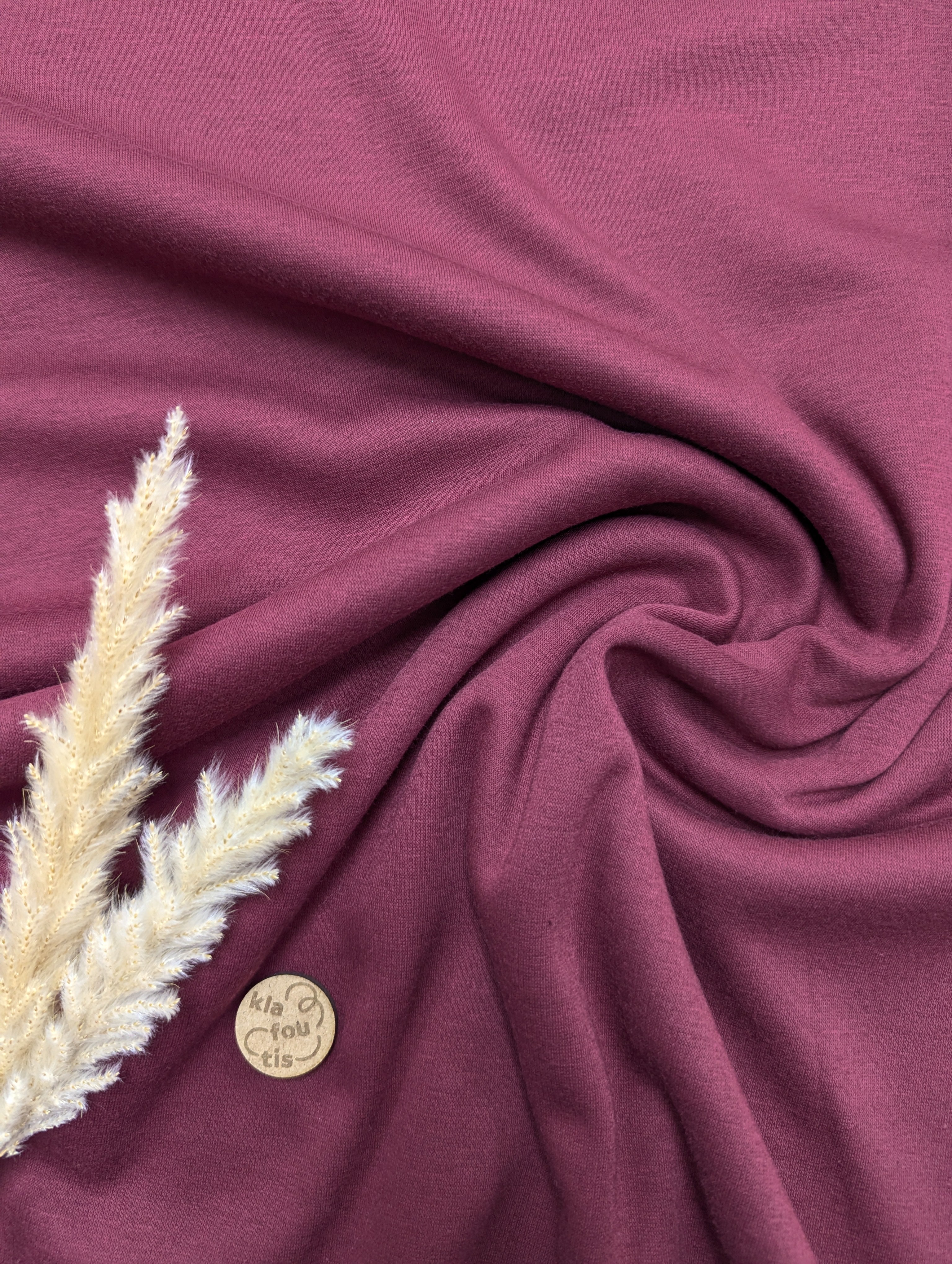 Sweat polaire alpin - lie de vin