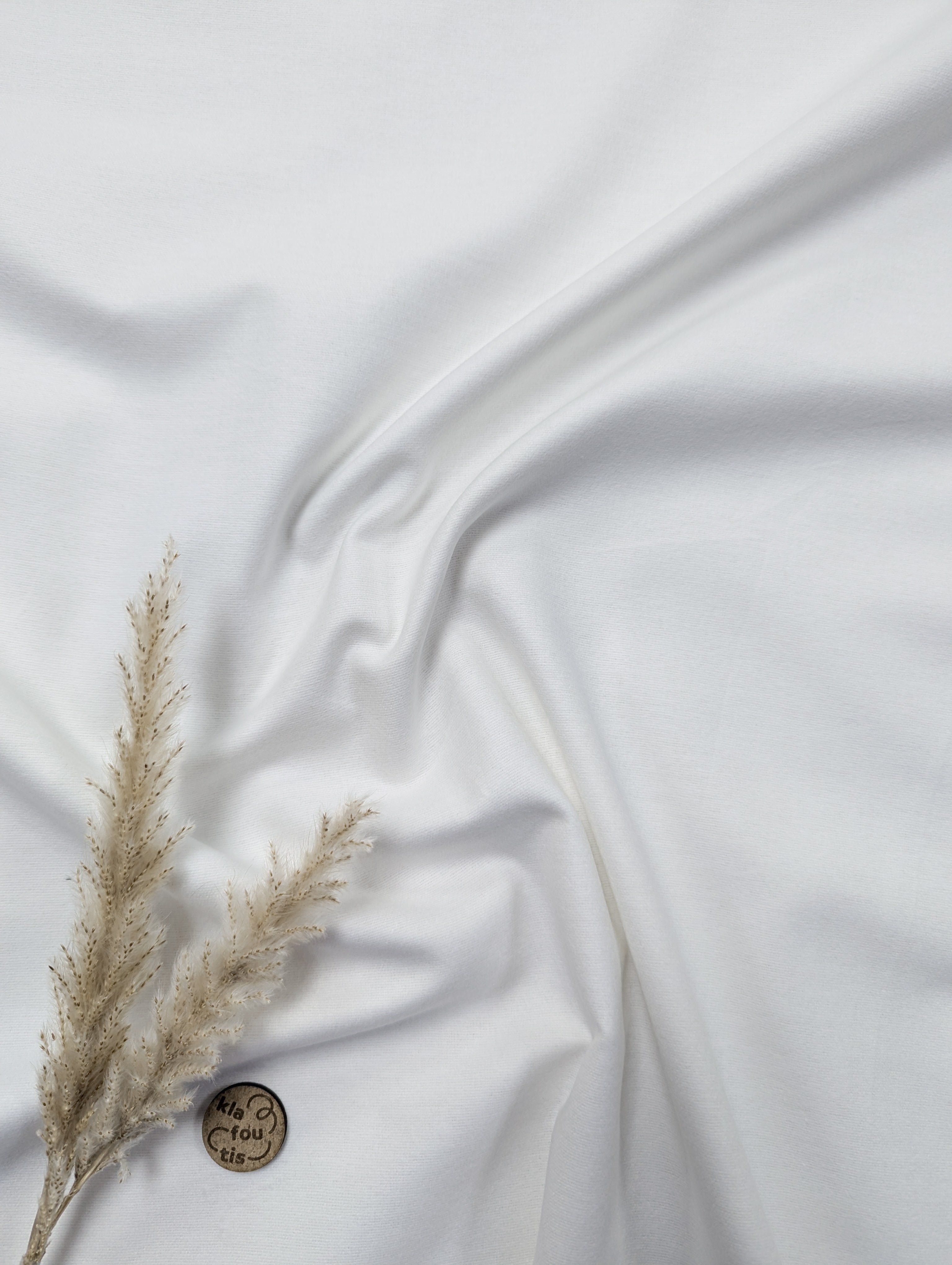 Flanelle de coton - écru