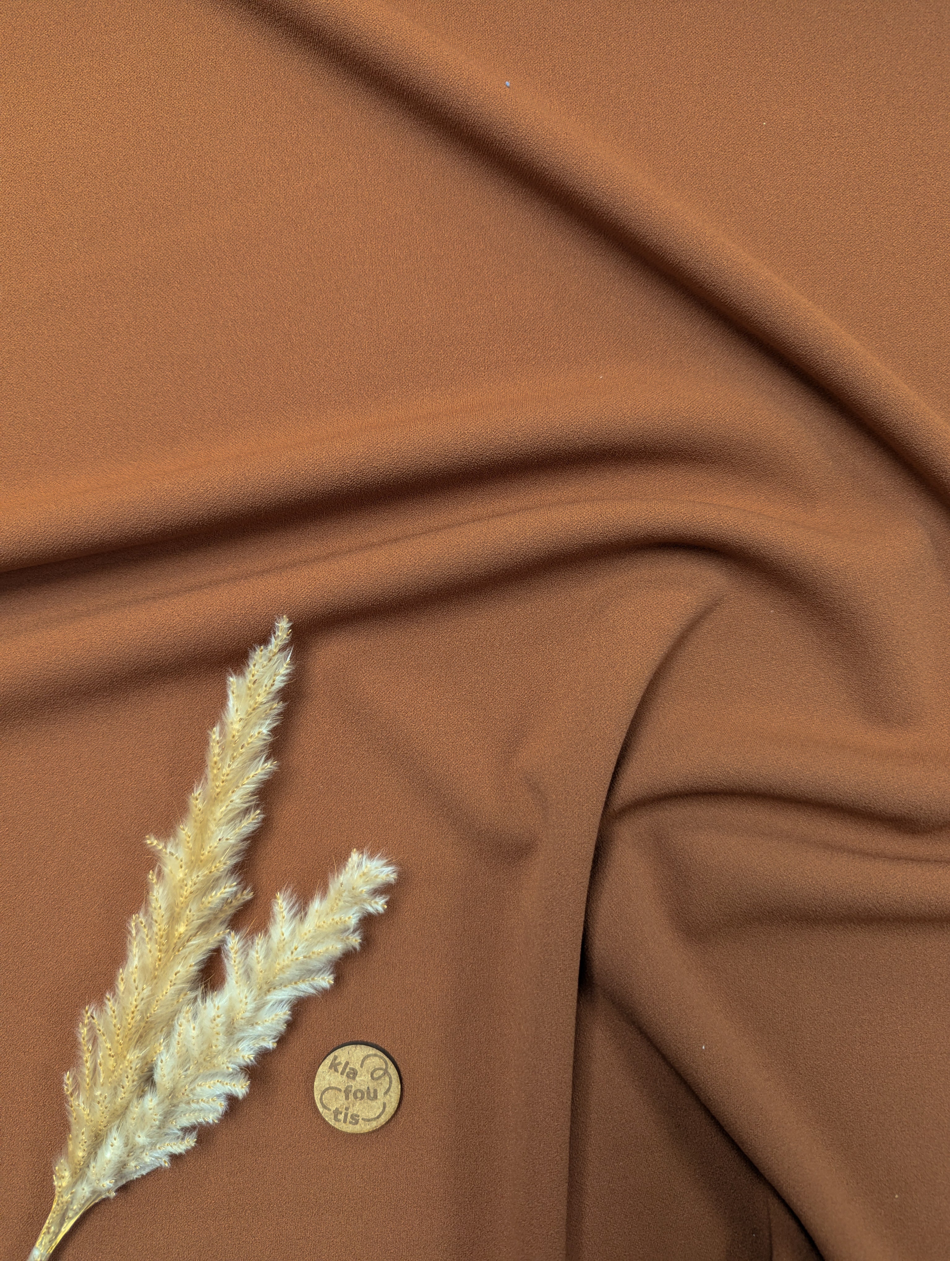 Crêpe de luxe stretch - amaretto
