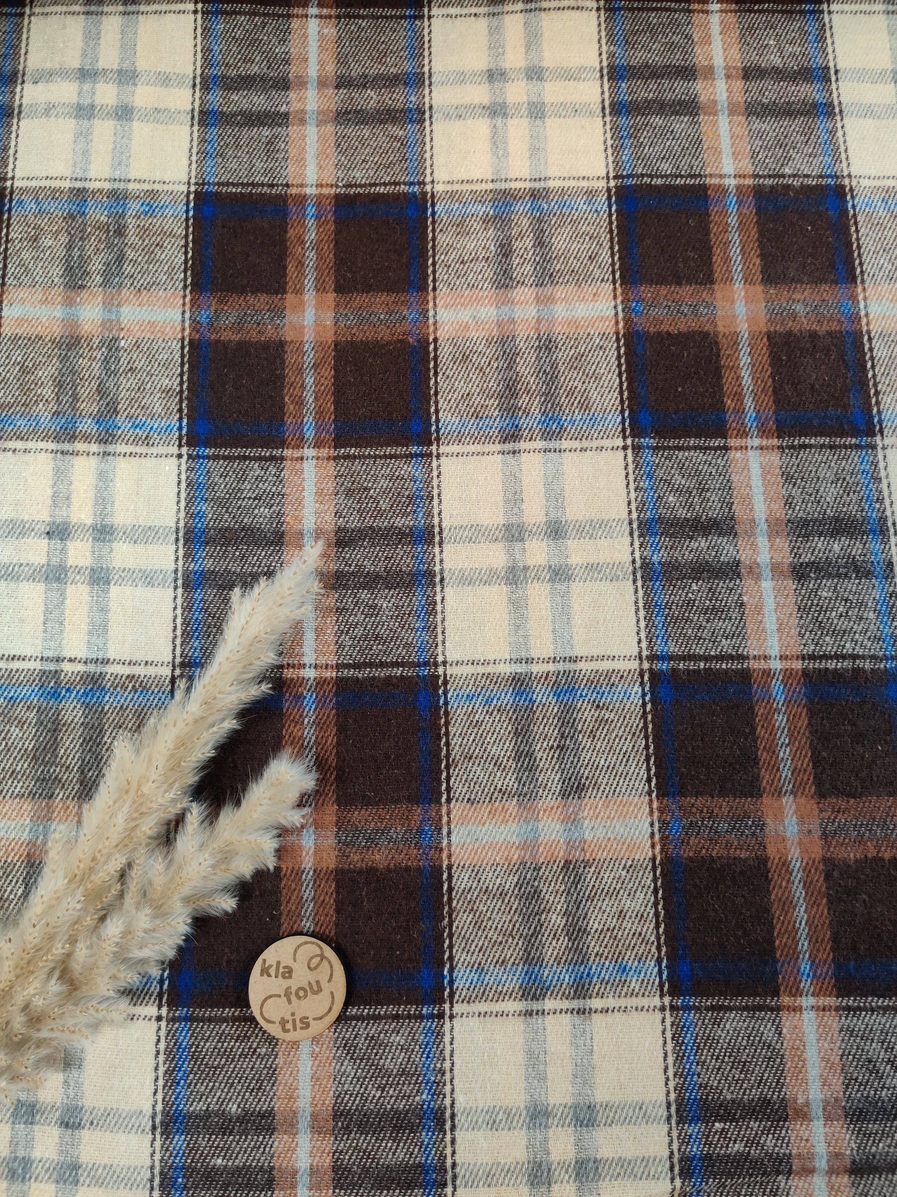 Tartan - Carreaux marron