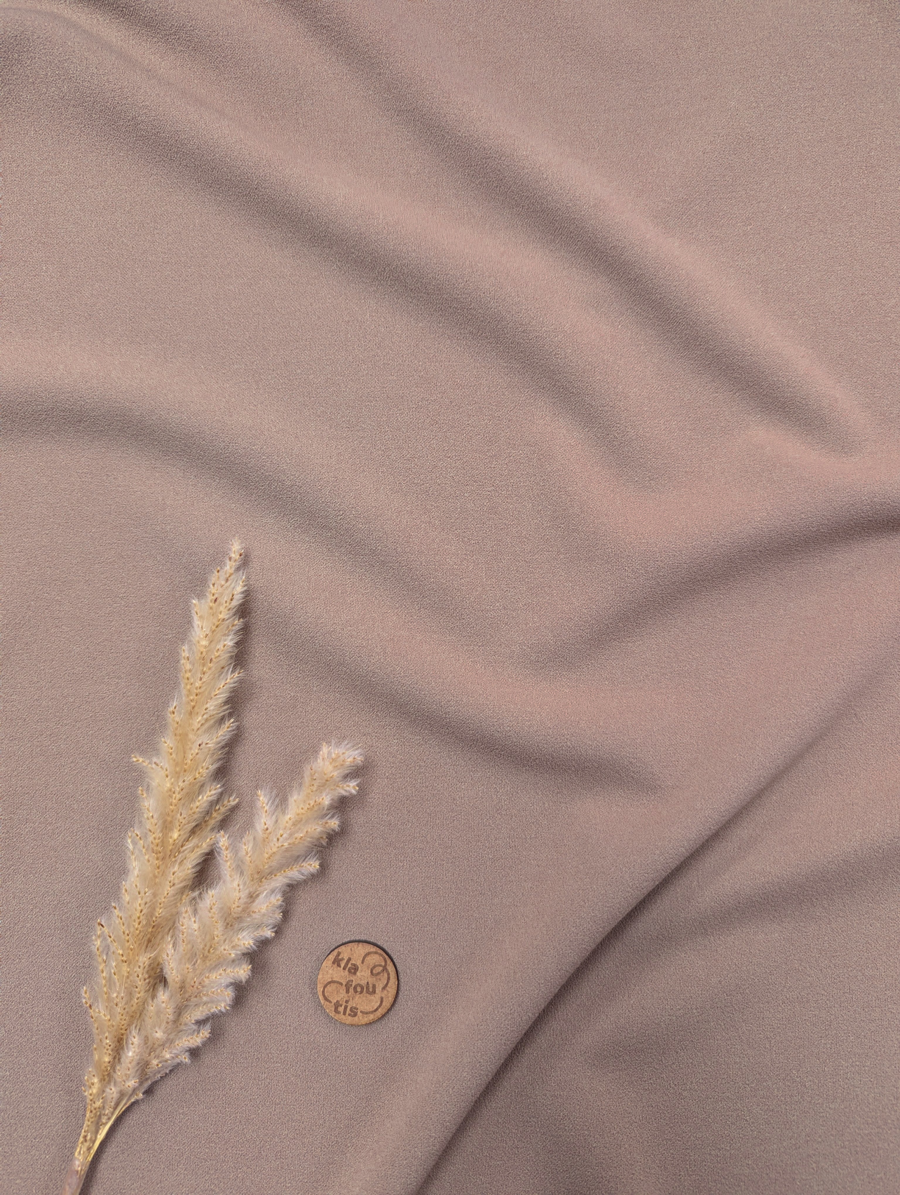Crêpe de luxe stretch - toffee