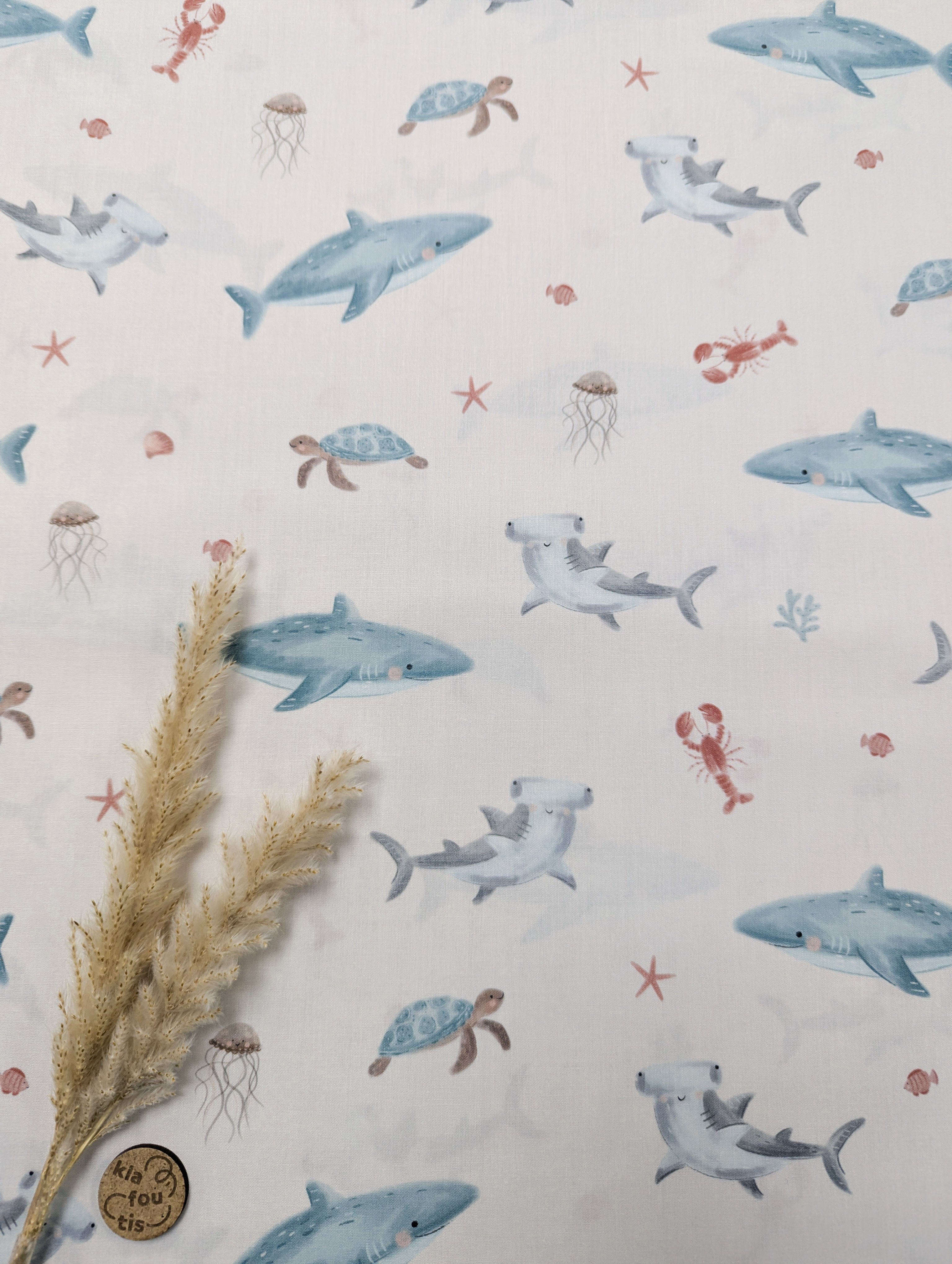 Popeline de coton écru - sous l