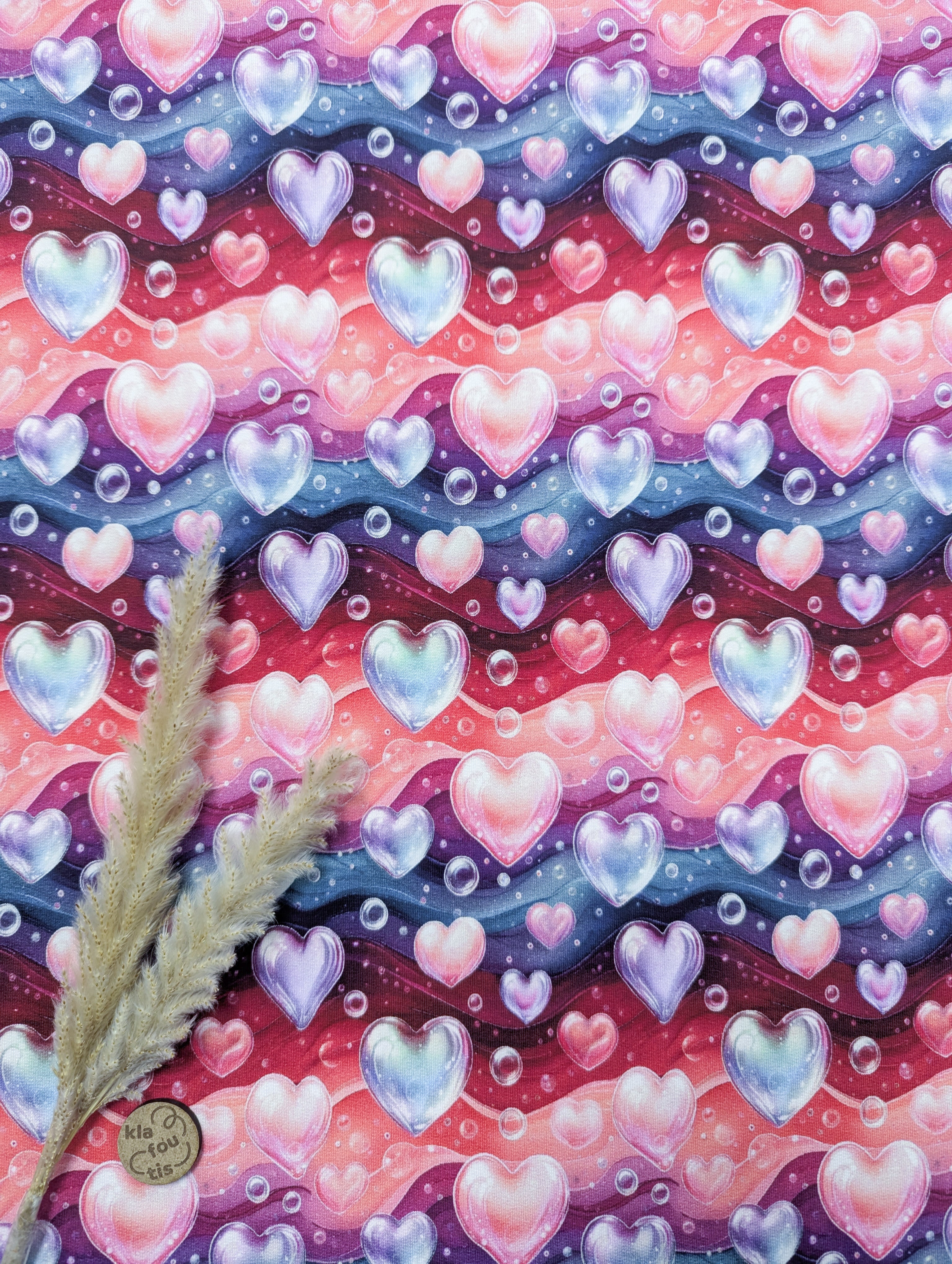 French Terry - bulles de coeurs ou coeurs de bulles ?