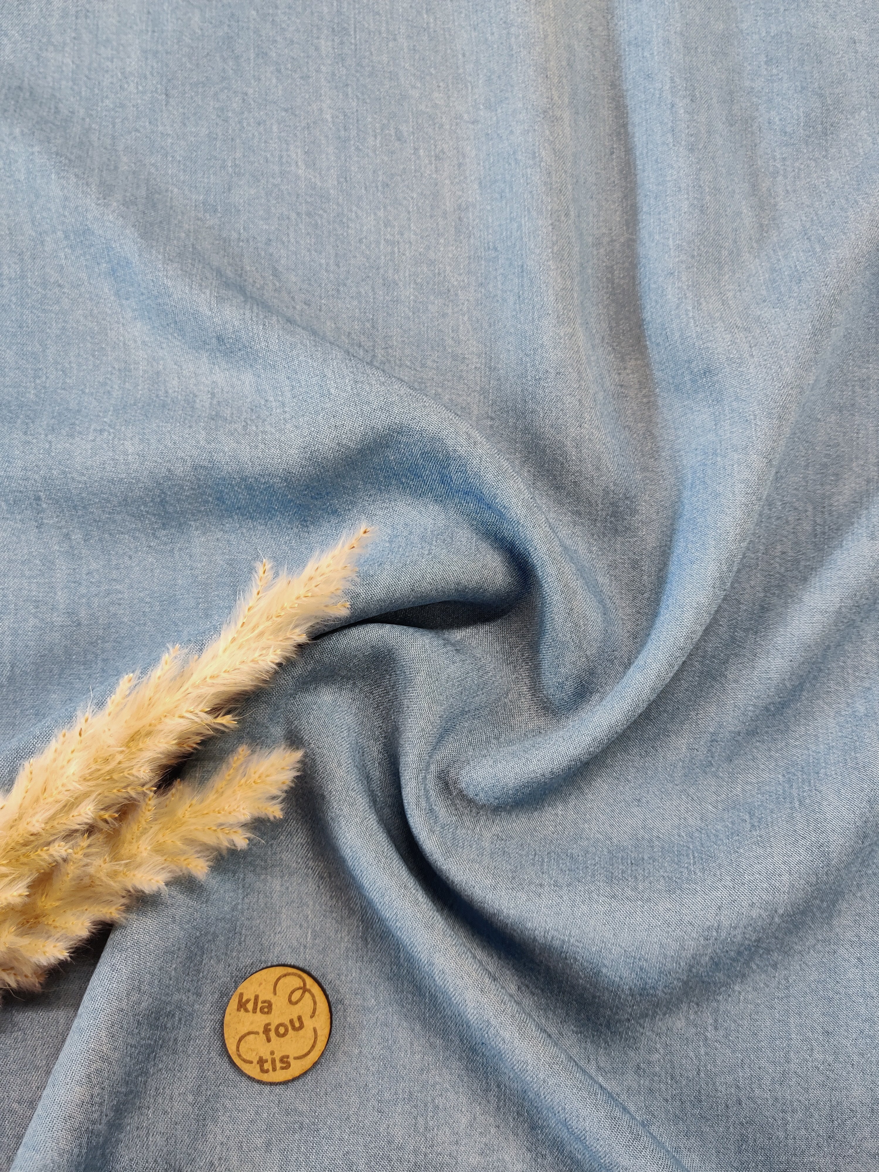 Lyocell - Jeans Bleu Gris