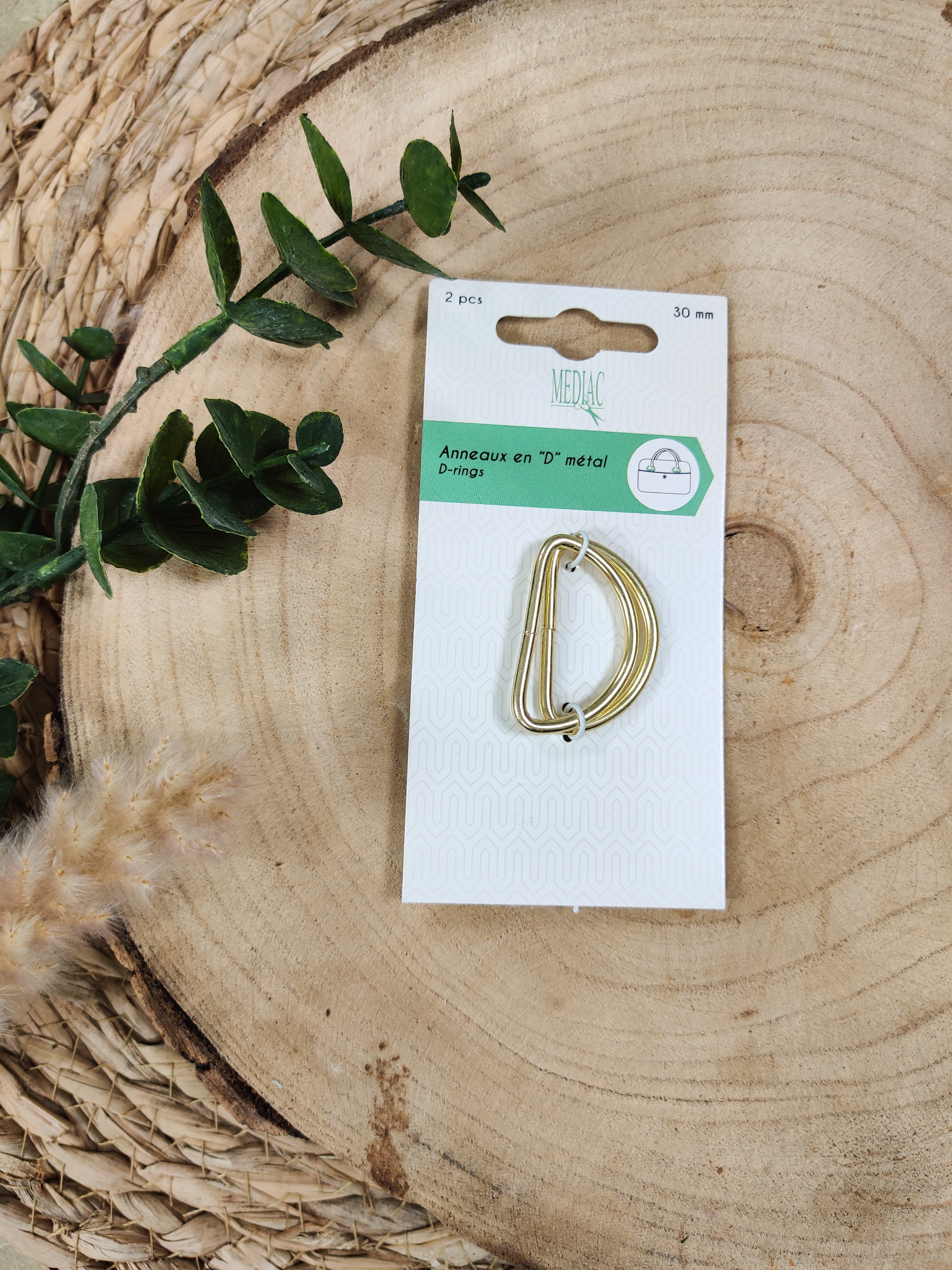 Anneaux demi-lunes pour sacs