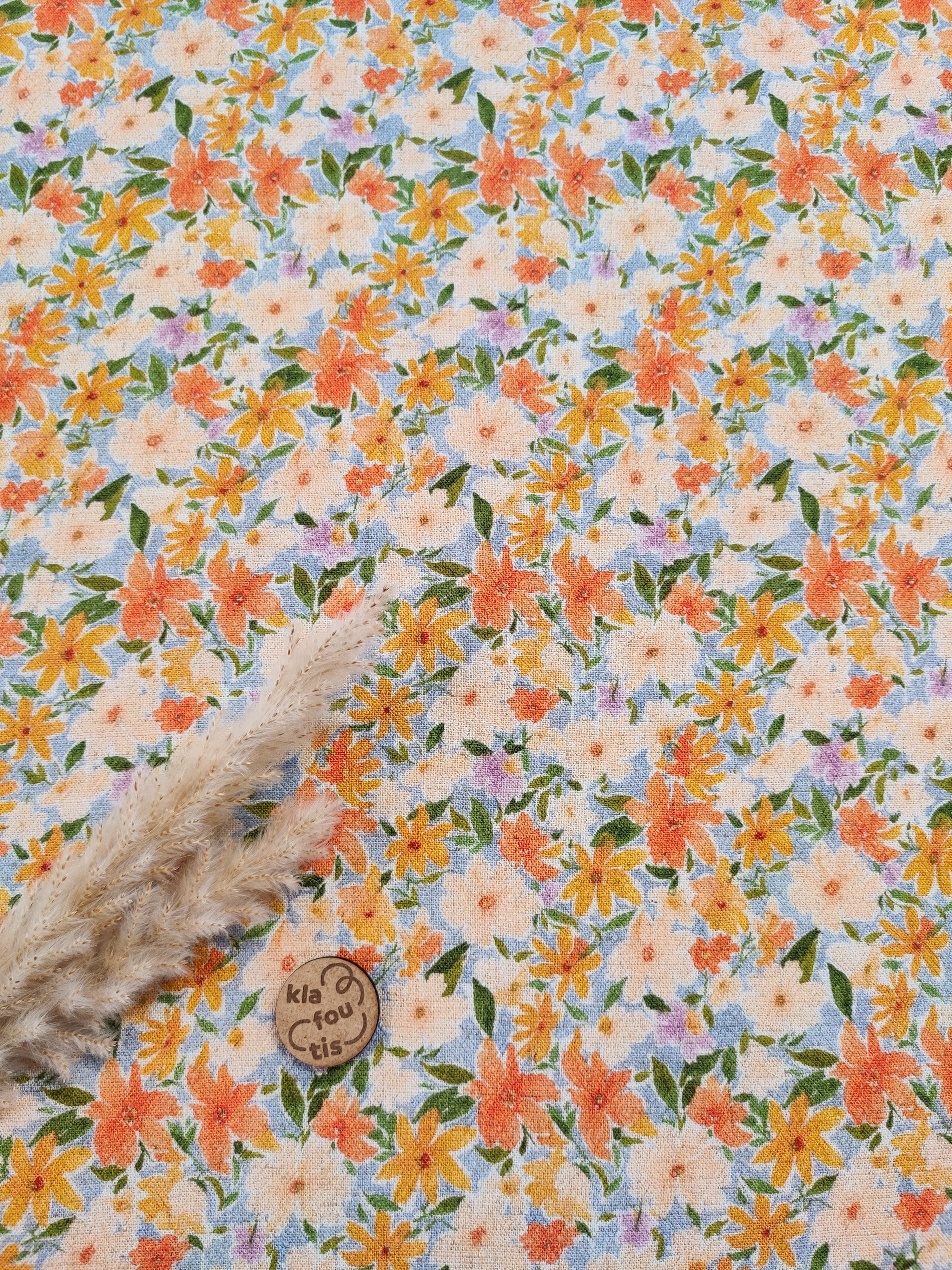 Lin viscose - Floraison solaire