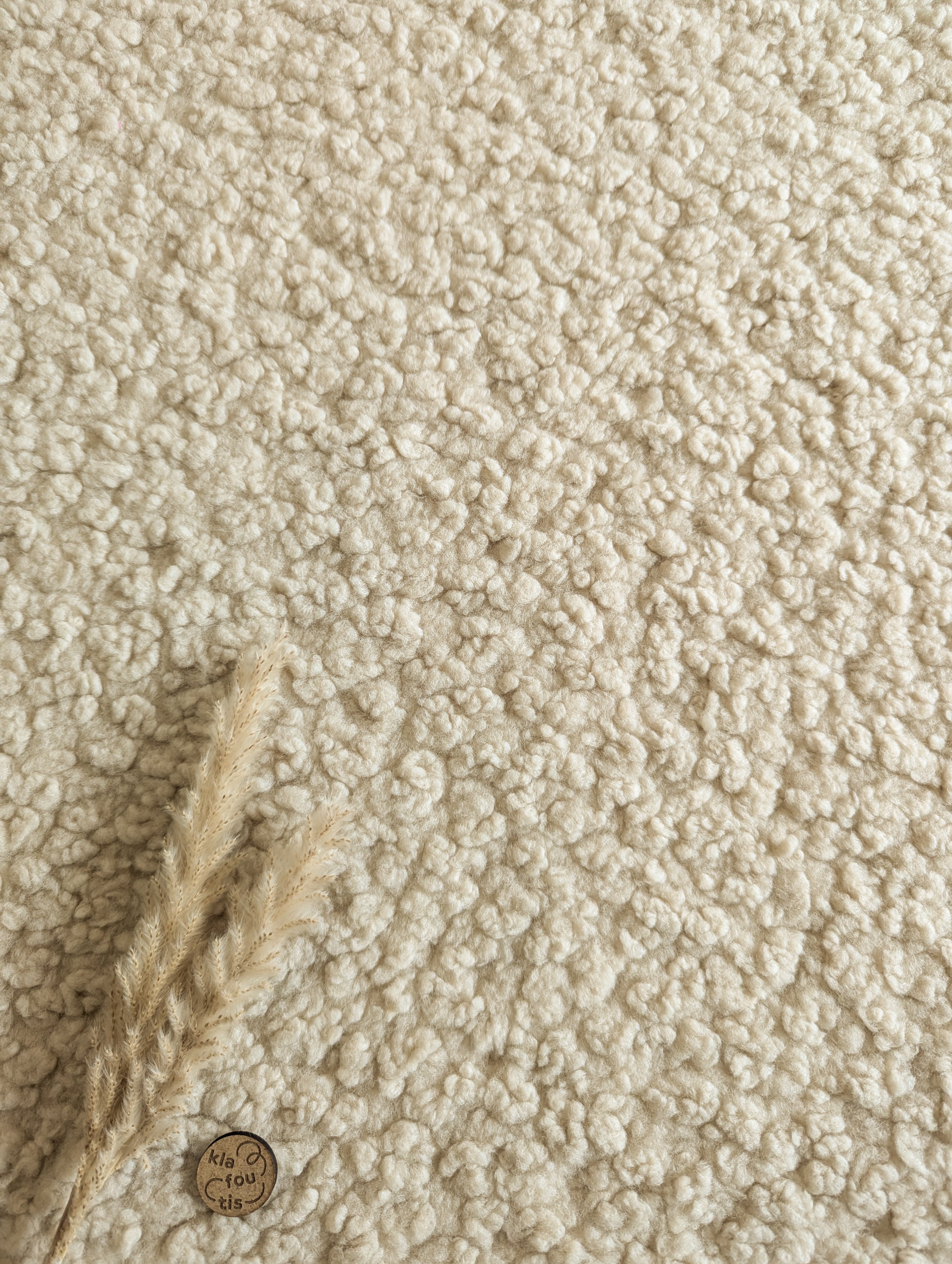 Teddy bouclé épais effet mouton - beige