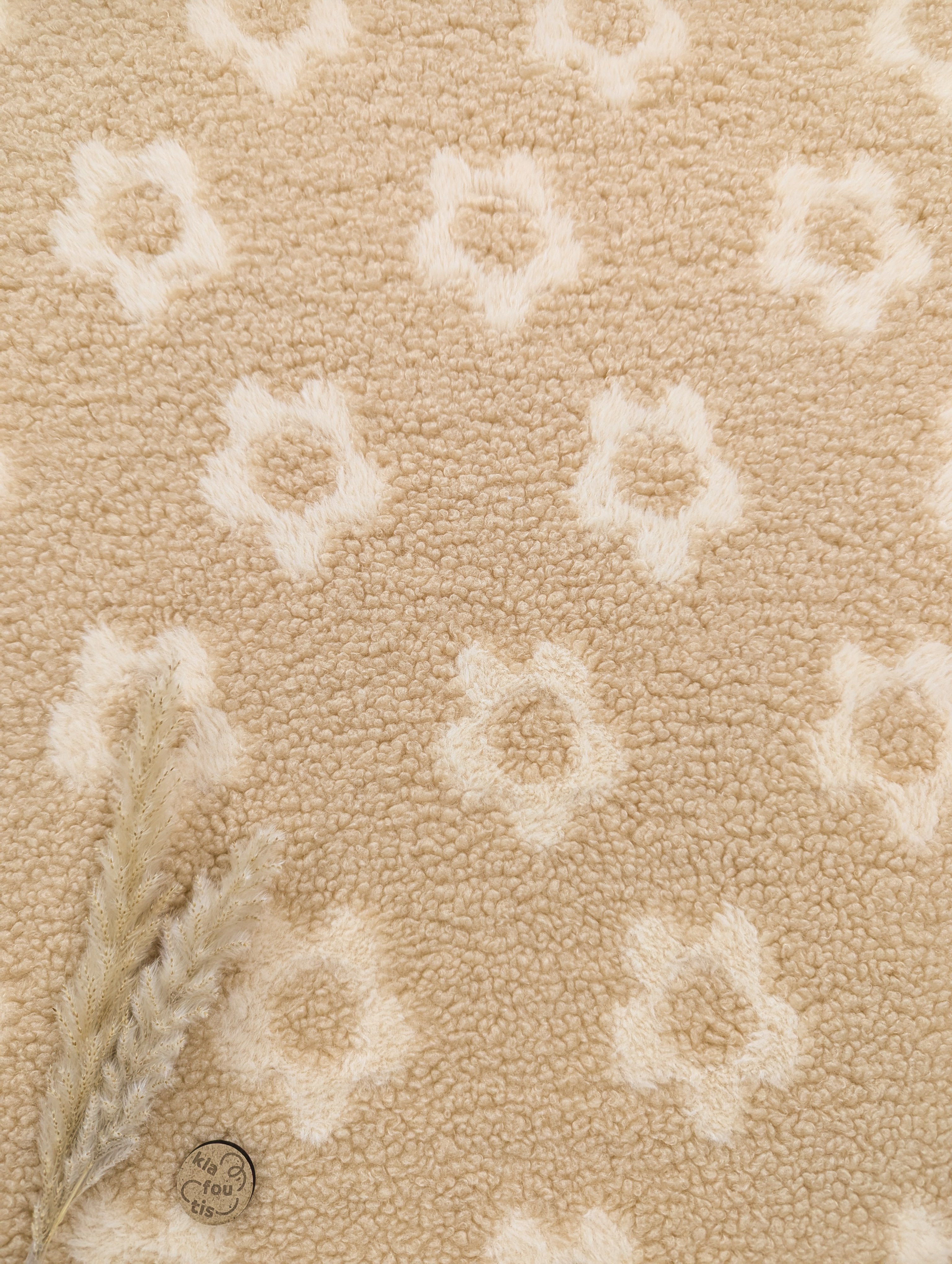 Teddy extensible beige - Fleurs de fourrure