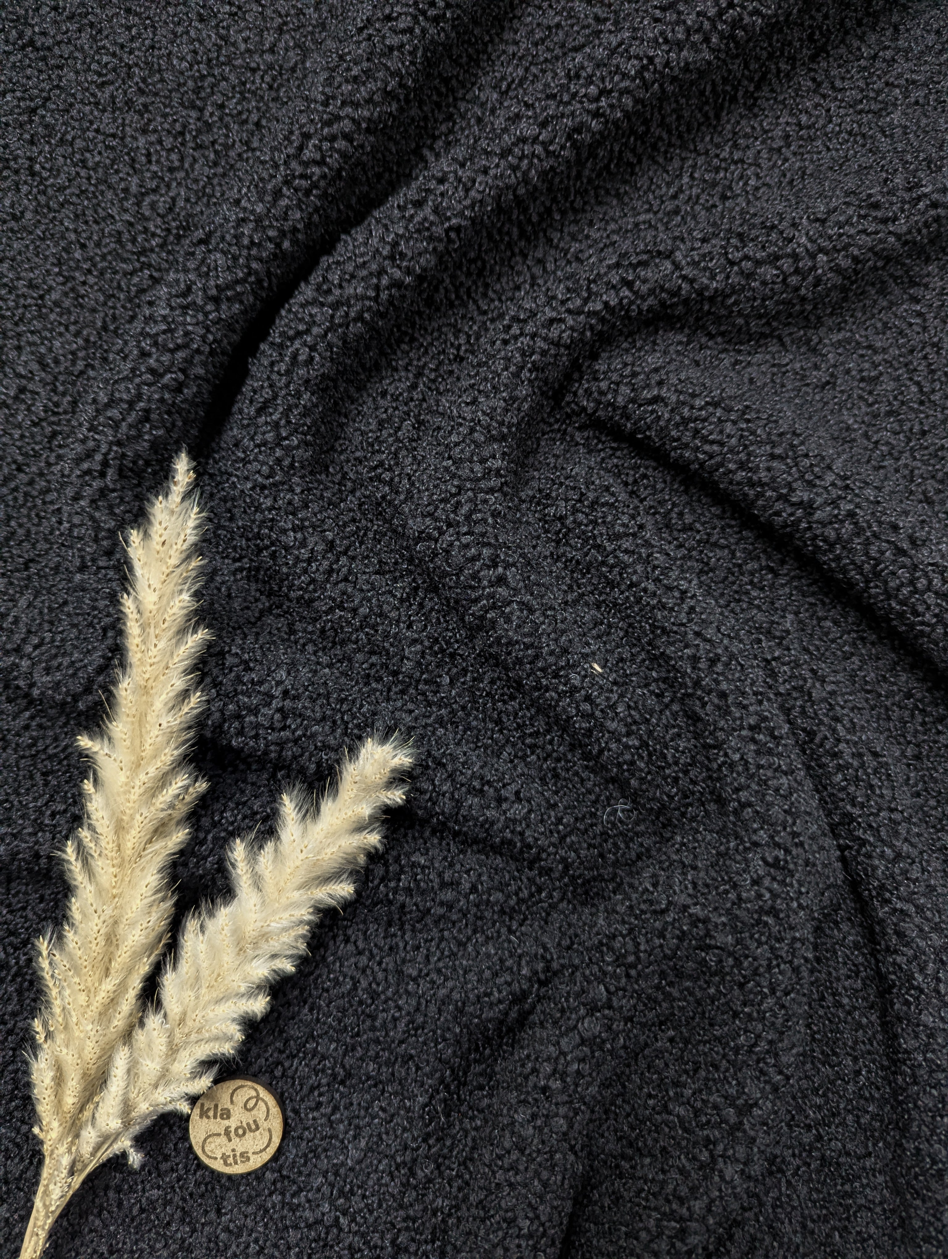 Teddy bouclé - noir