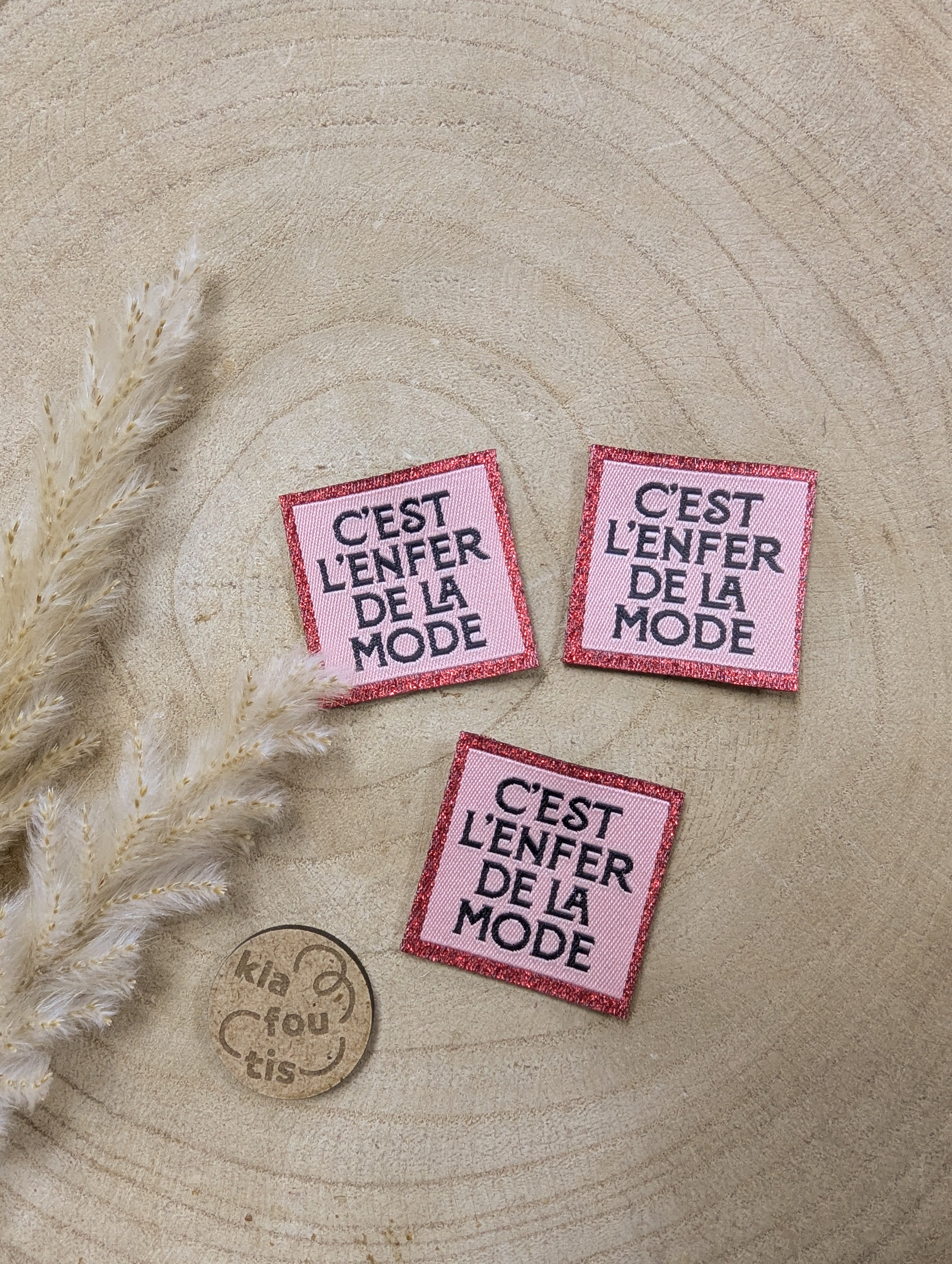 Etiquette tissées à coudre BOHIN - C