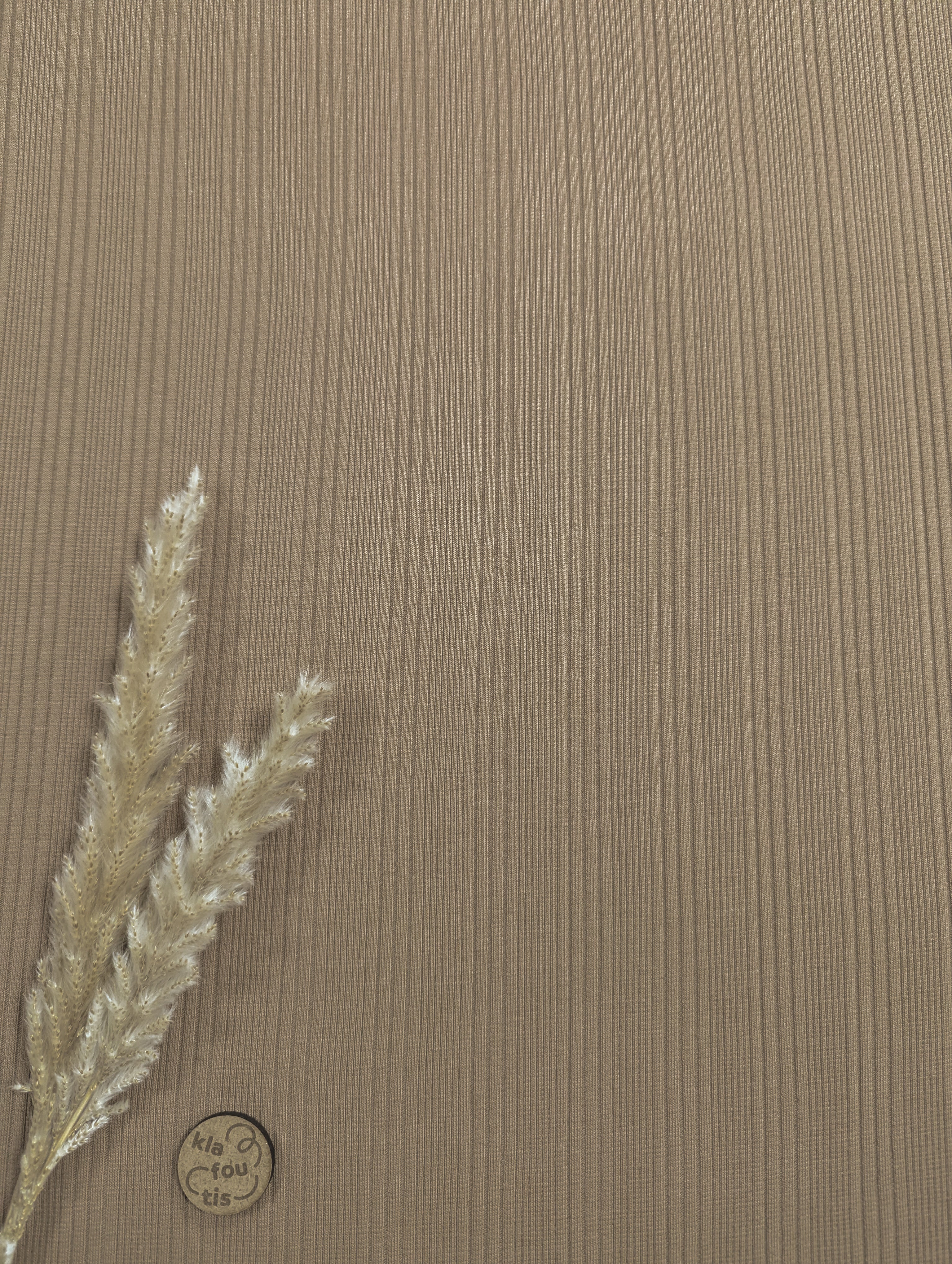 Jersey rib irrégulier - Cacao