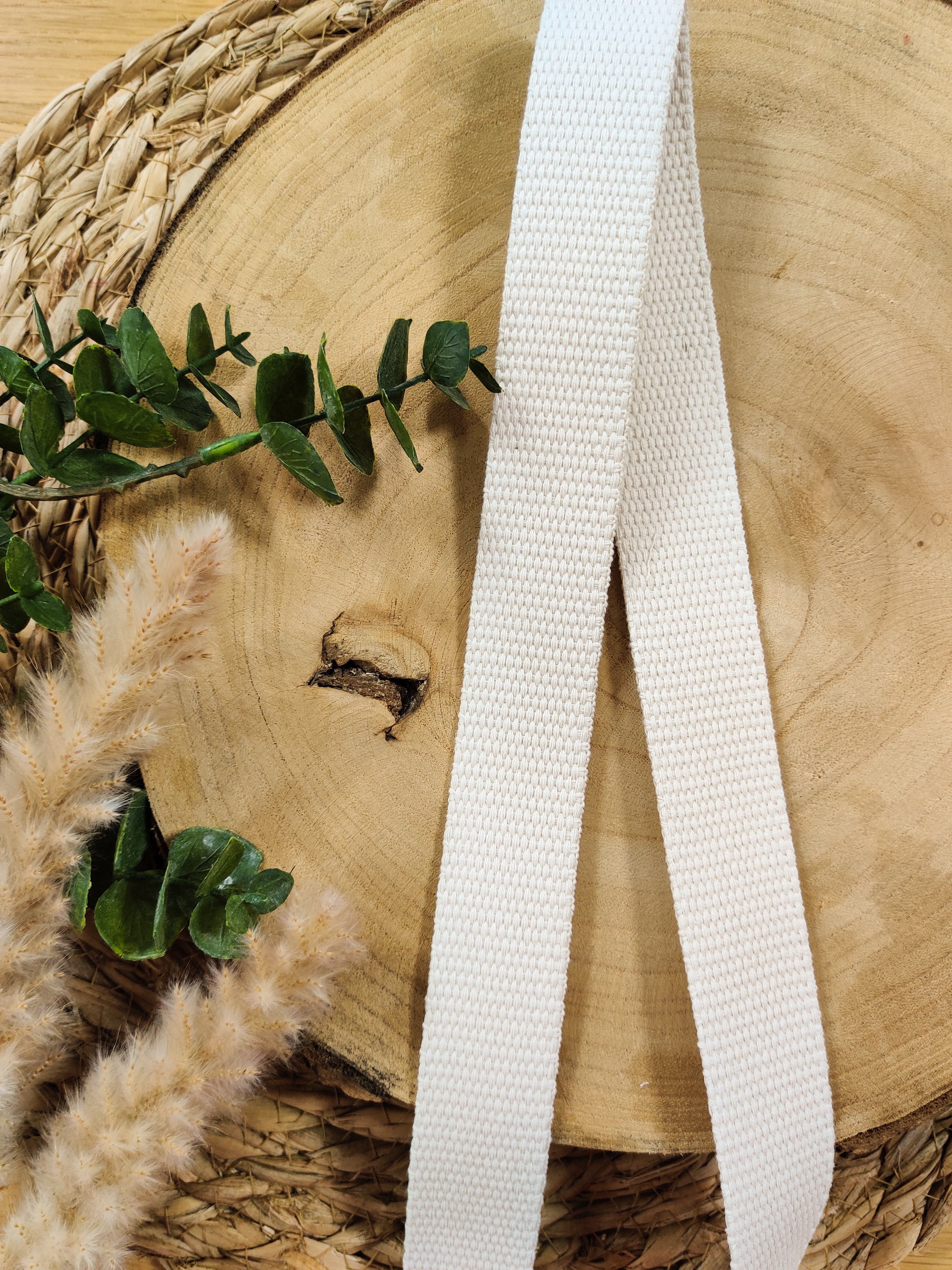 Sangle 100% coton - Ecru