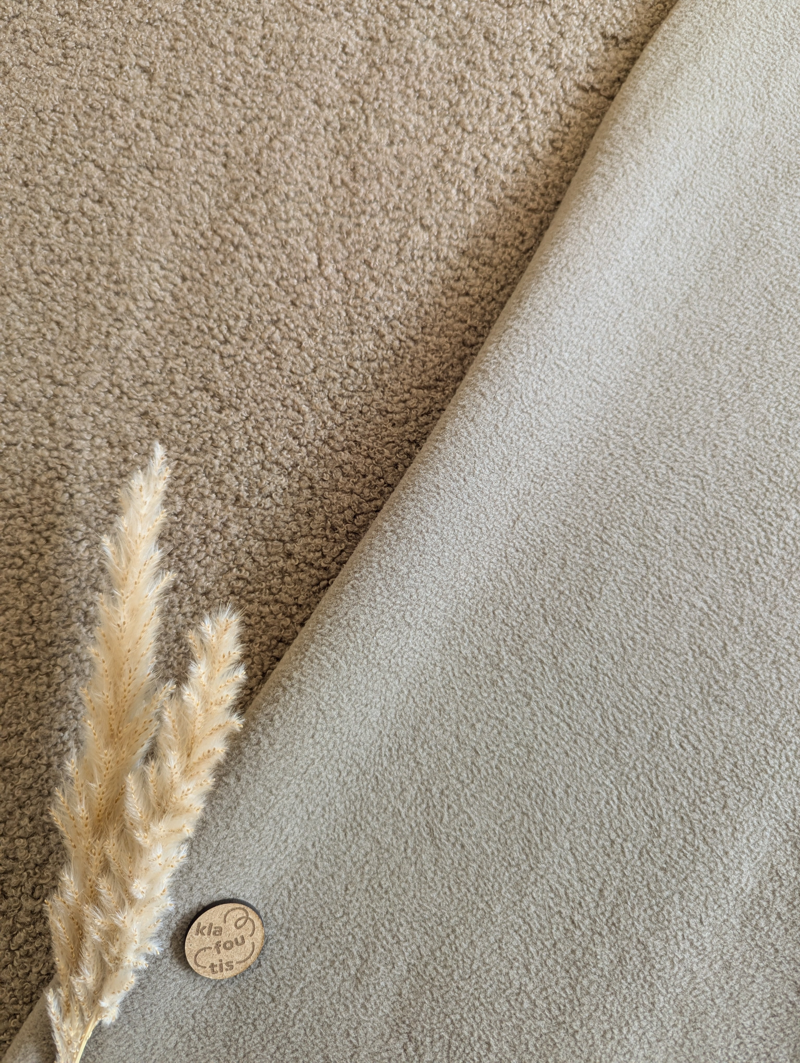 Teddy doublé polaire - Camel