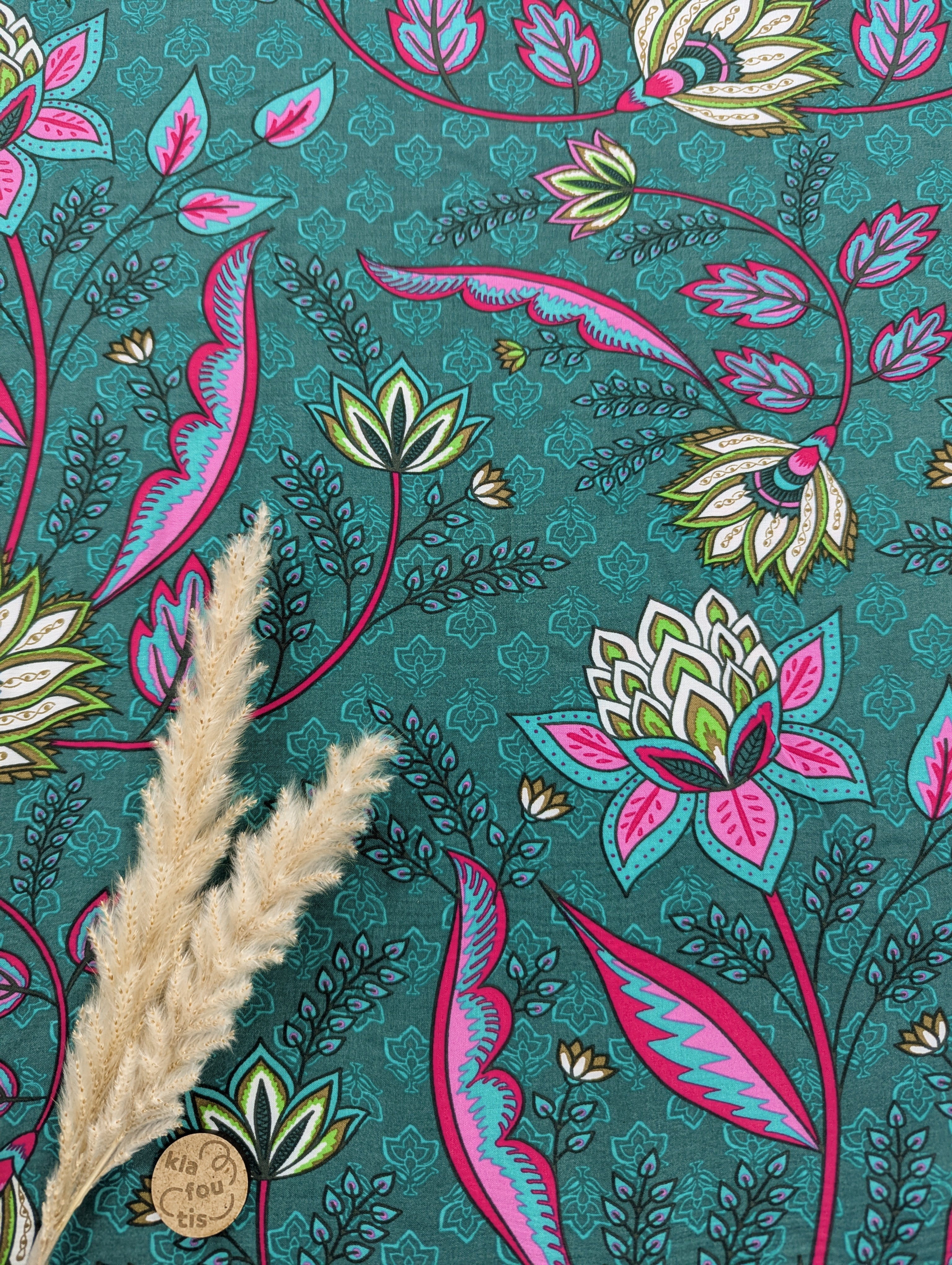 Voile de viscose - Jardin impérial