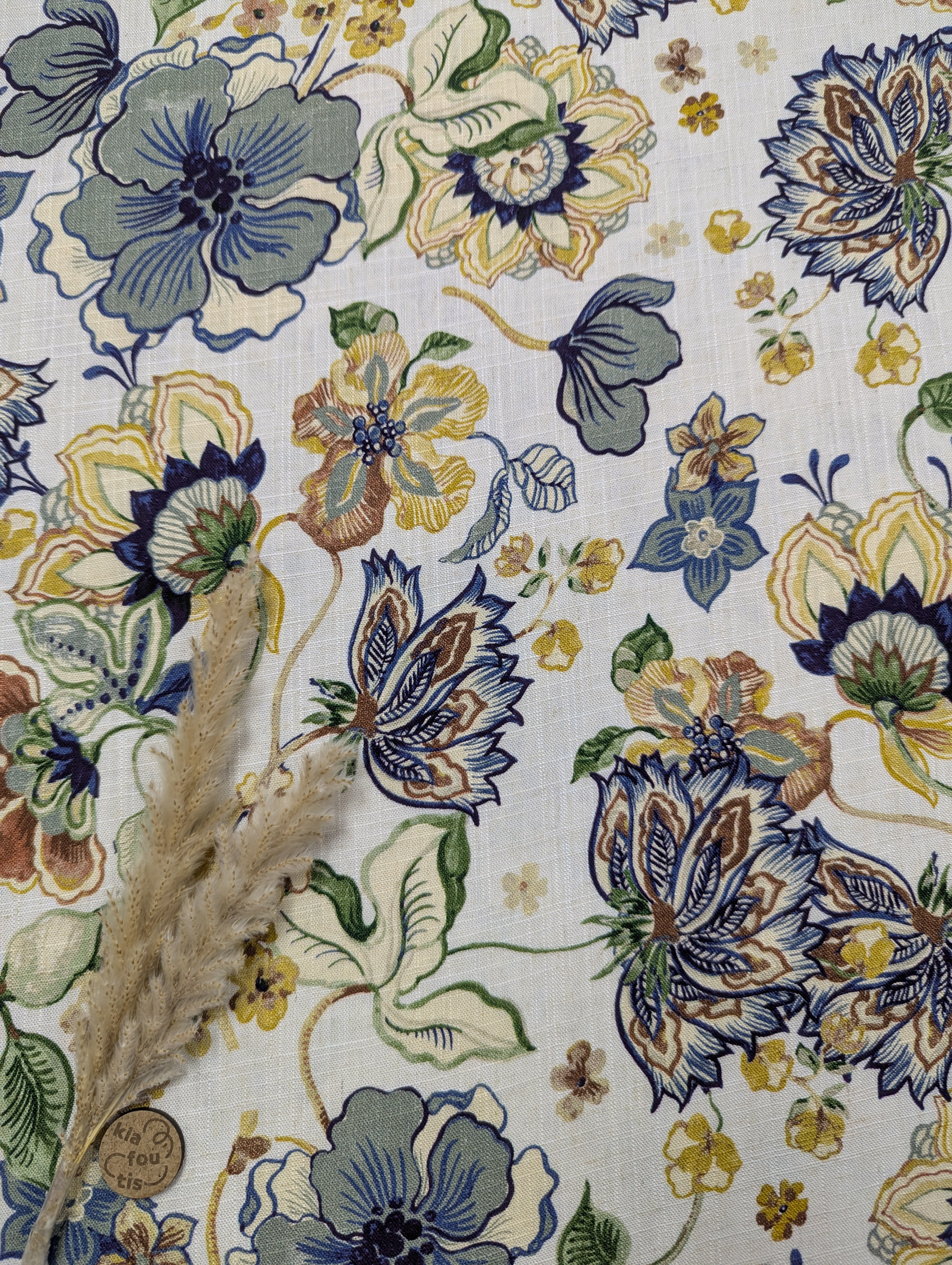 Lin viscose écru - tradition