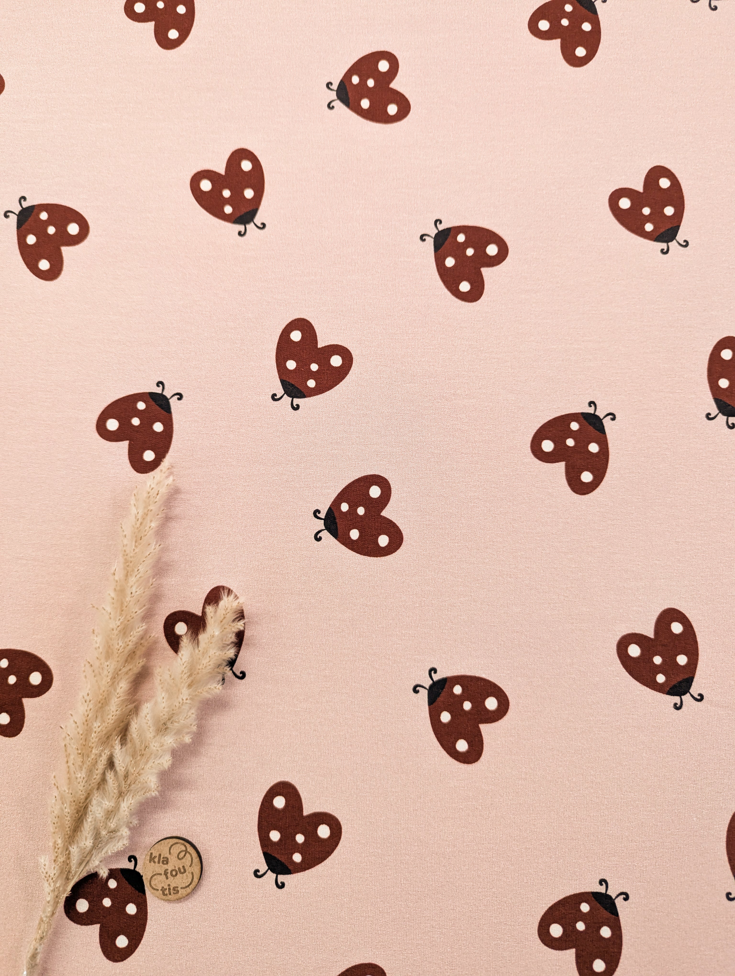 French Terry rose - coccicoeurs