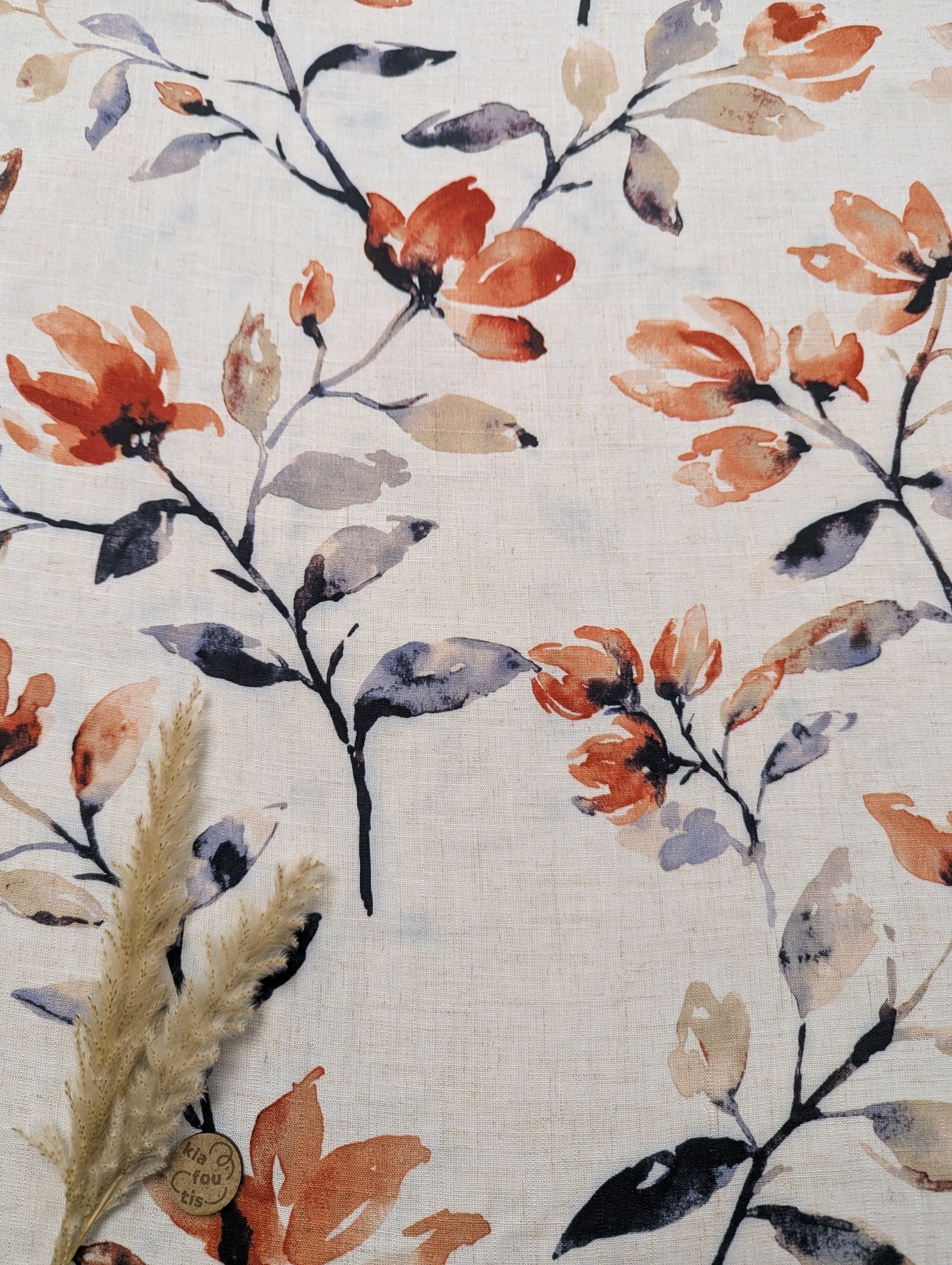 Lin viscose beige naturel - Murmure végétal