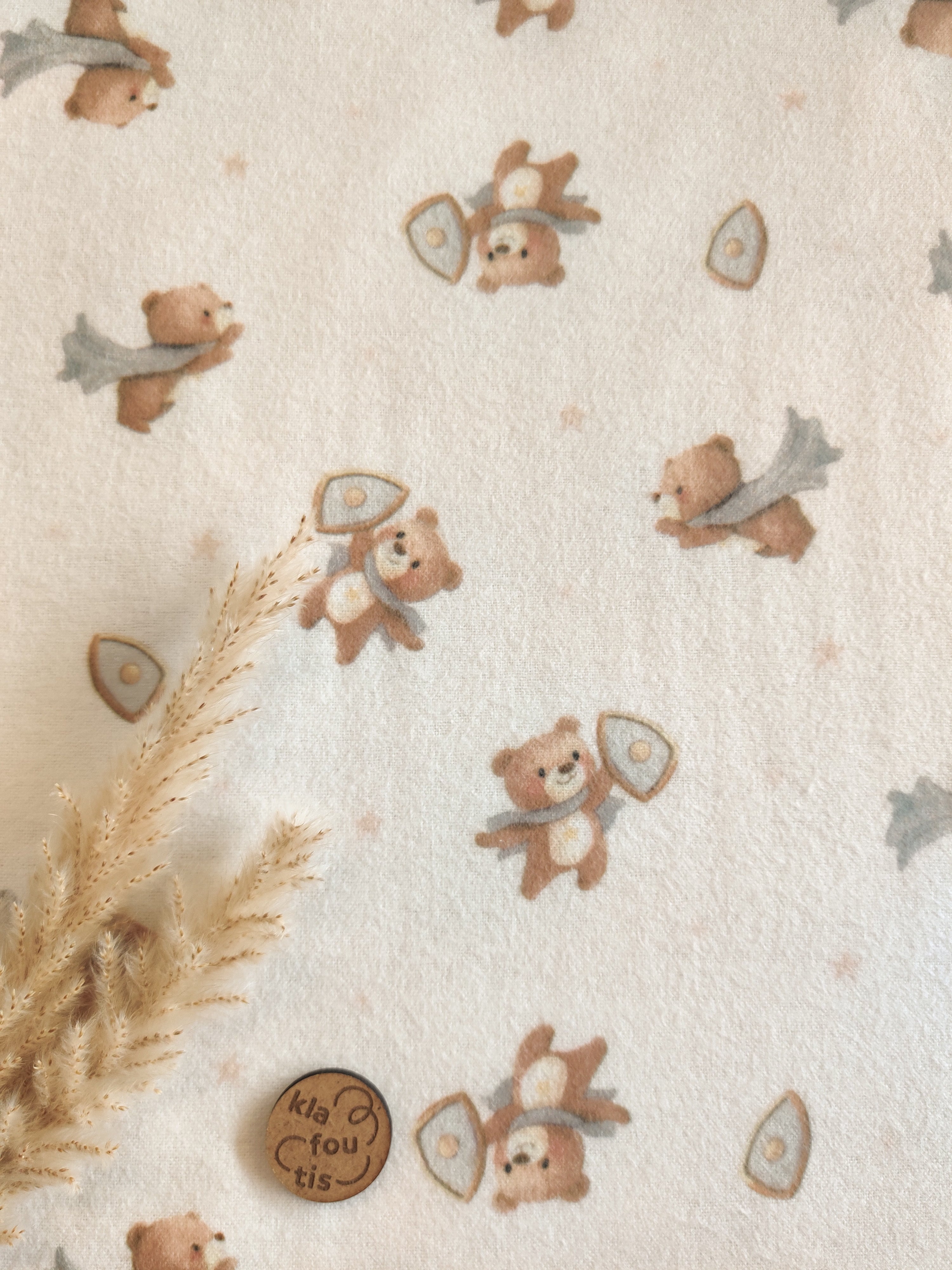 Flanelle de coton - Mission doudou