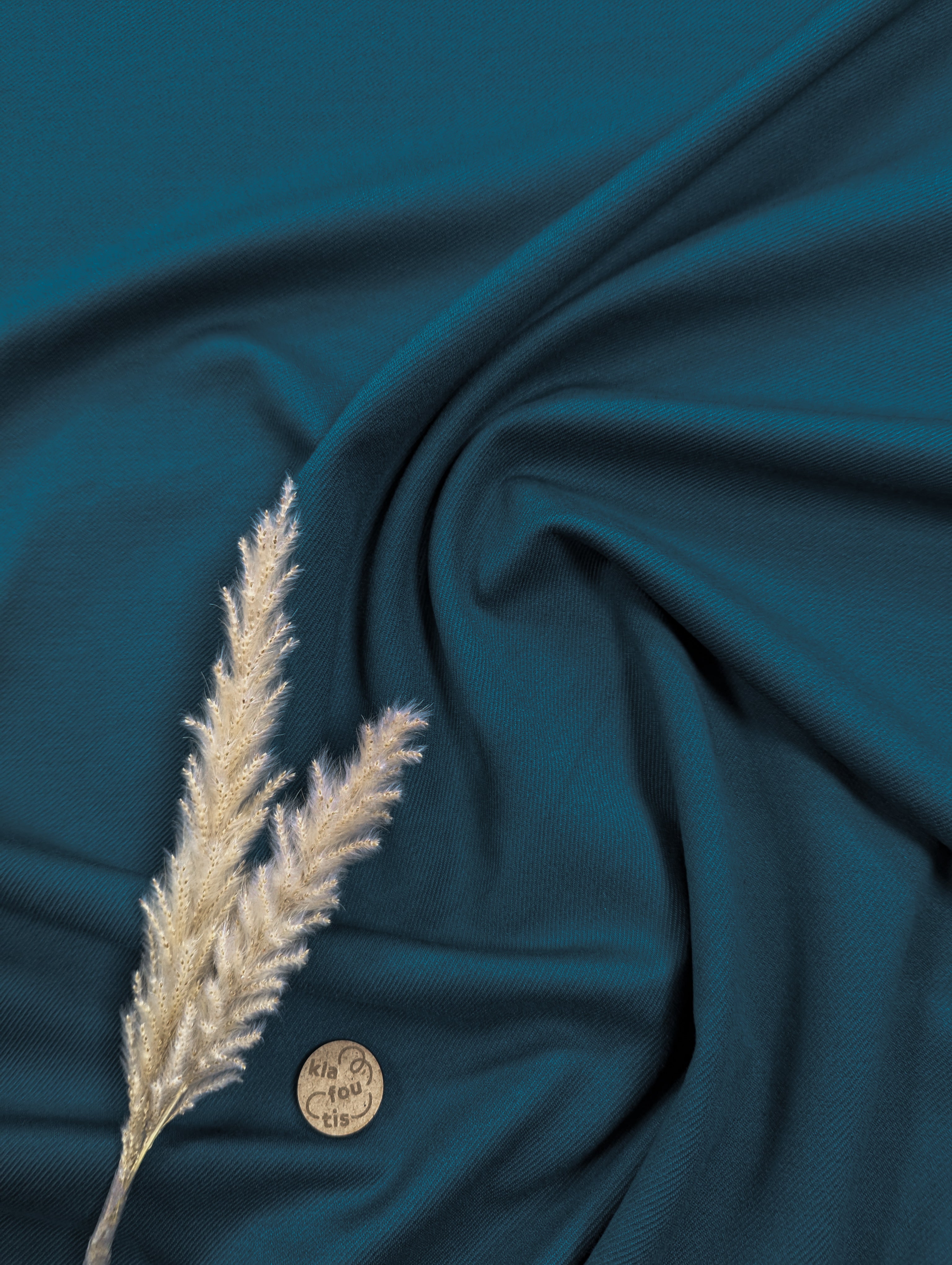 Twill extensible - pétrole