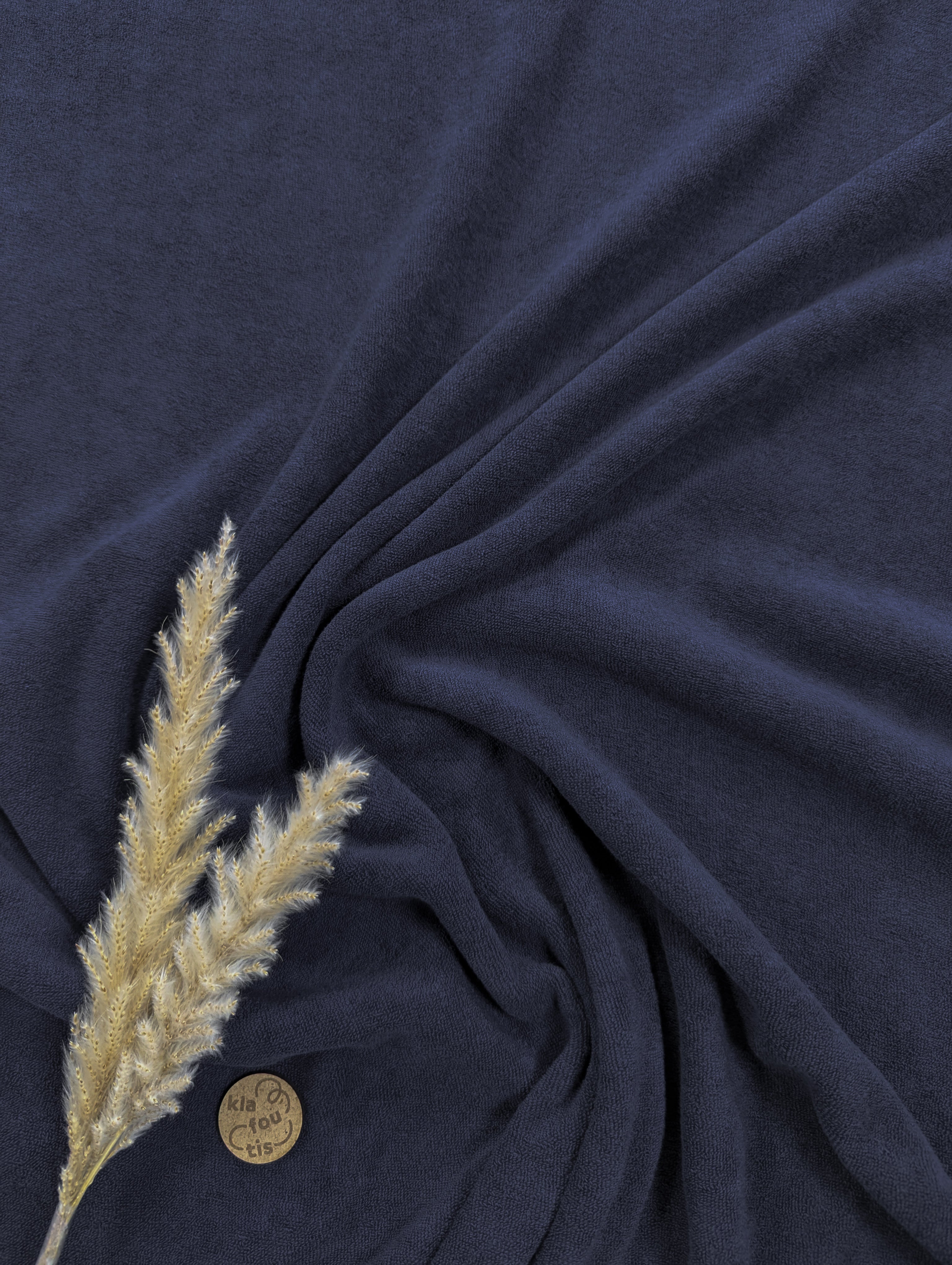 Jersey éponge - bleu marine