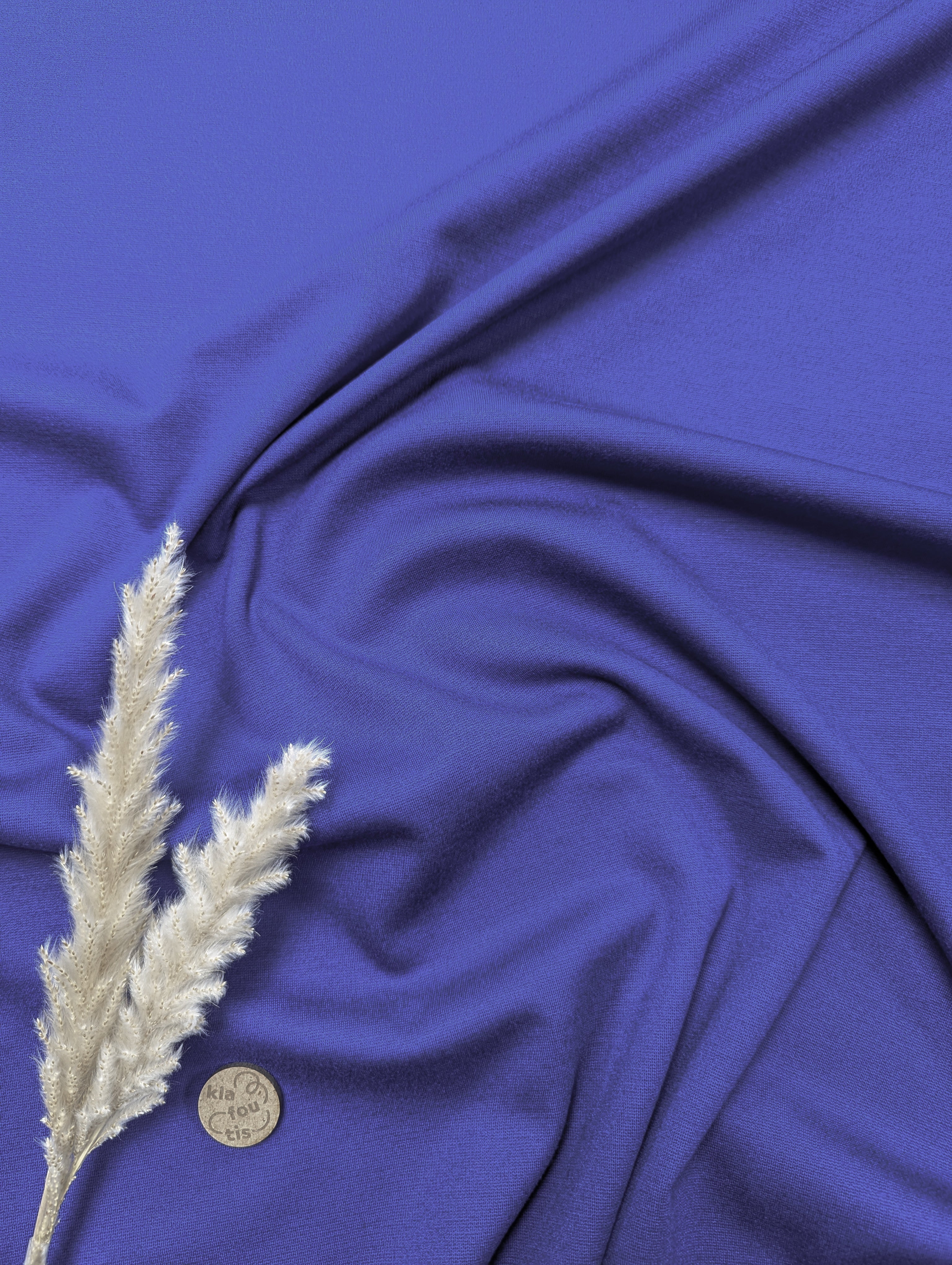 Jersey milano - bleu cobalt