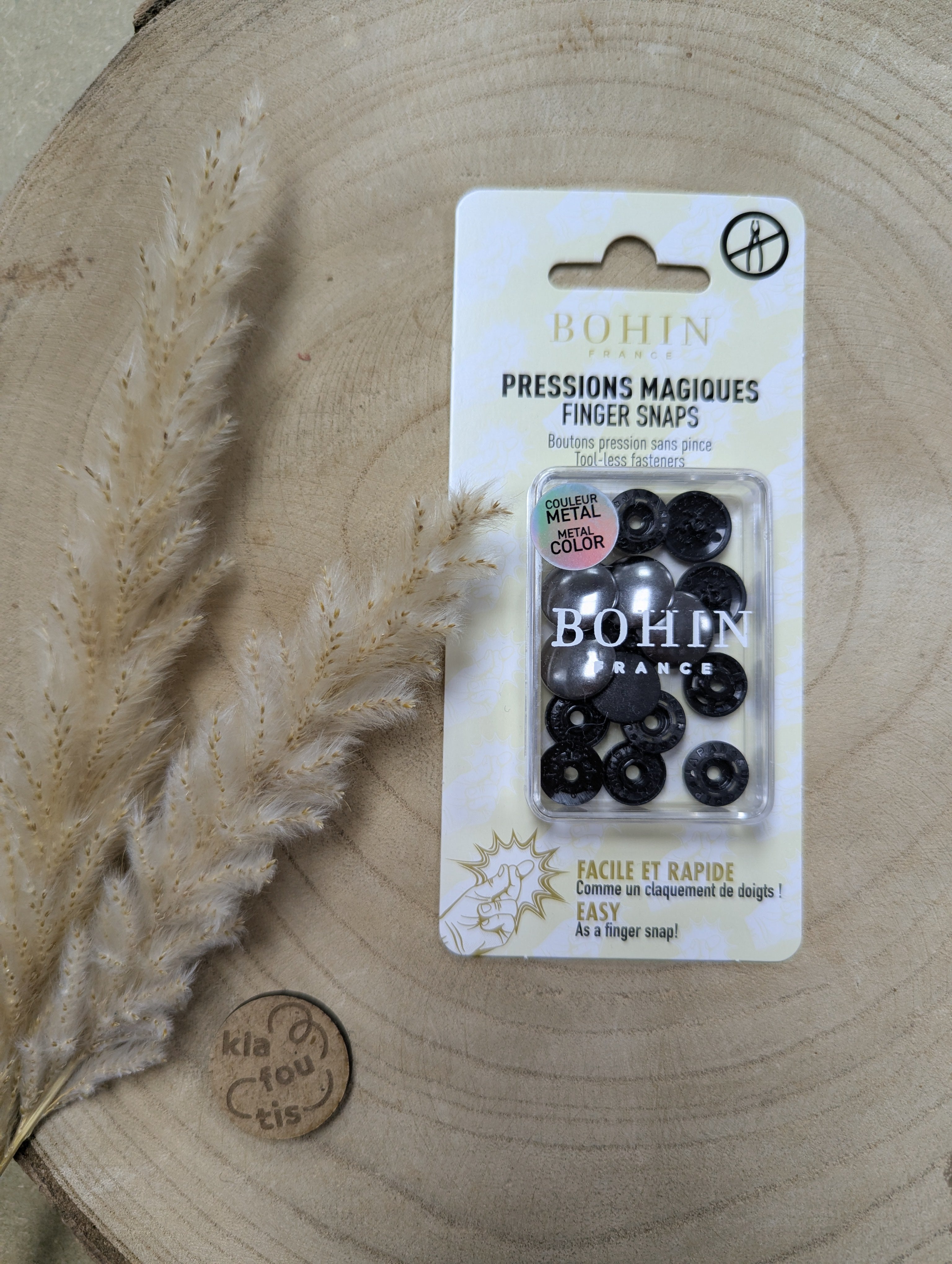 Pressions magiques sans pince Bohin - canon de fusil