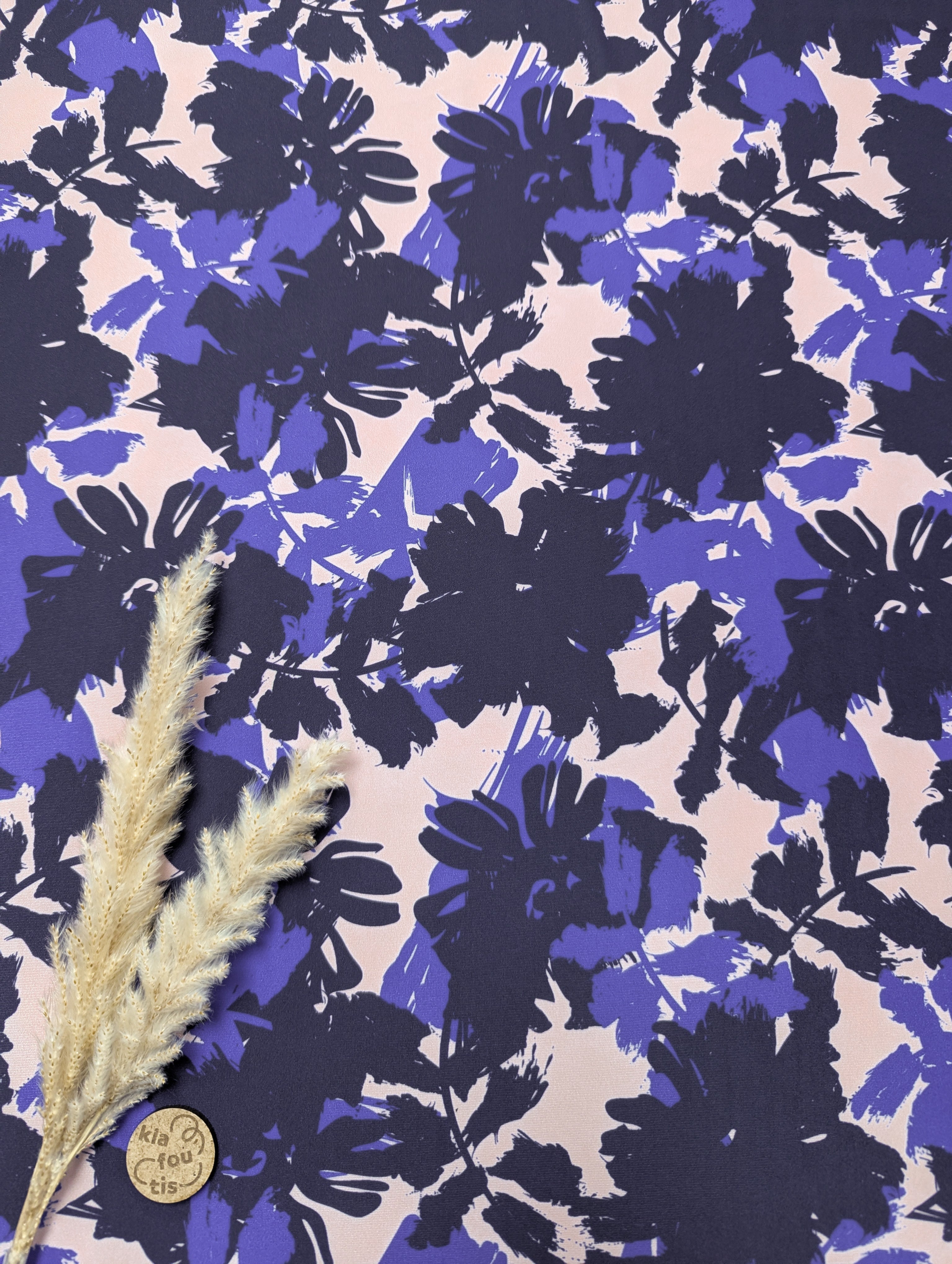 Lycra anti-UV upcyclé - Ombres en mouvement